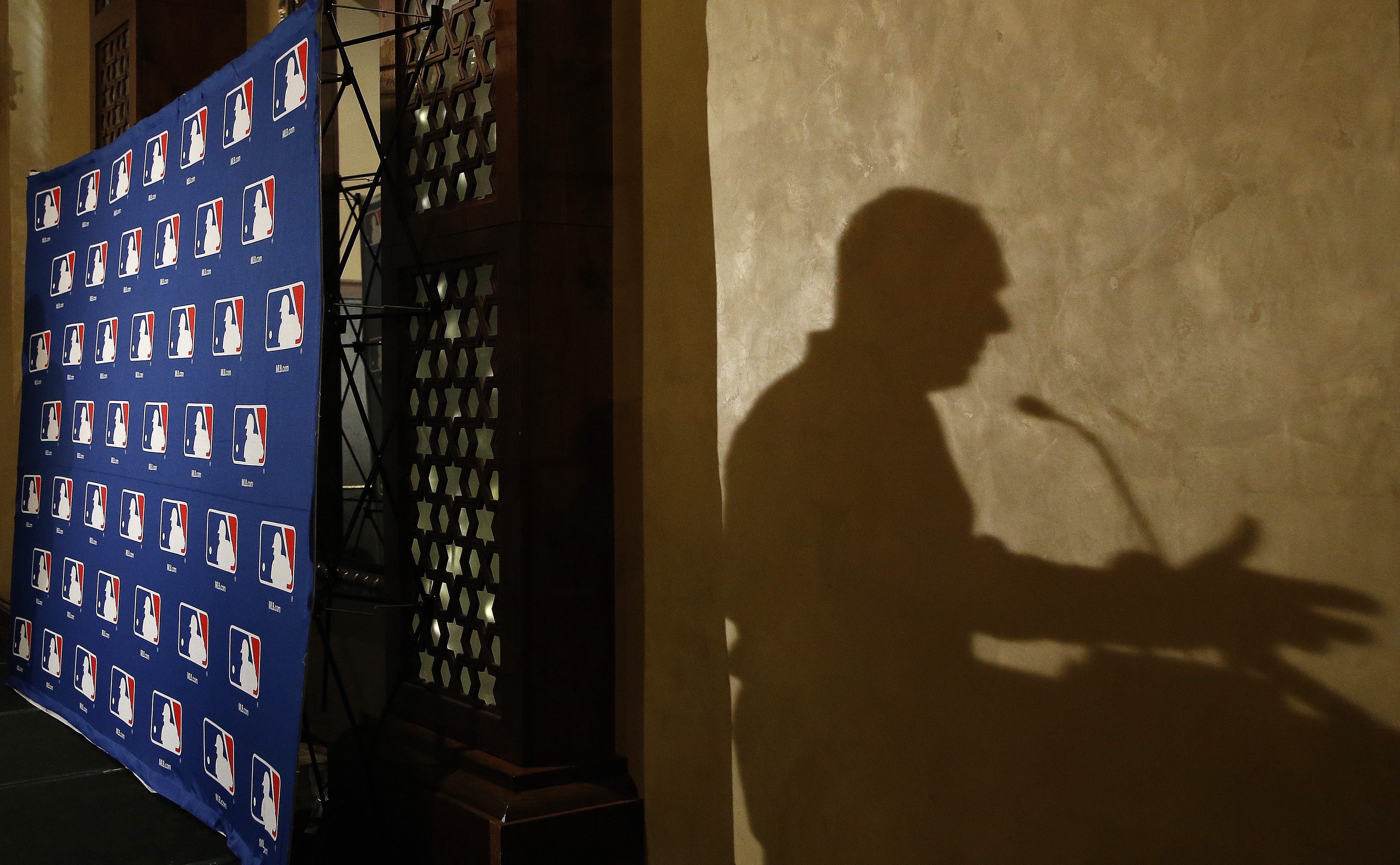 Rob Manfred said at the GM meetings in early November that baseball proceeds under the old CBA until a new agreement is reached.