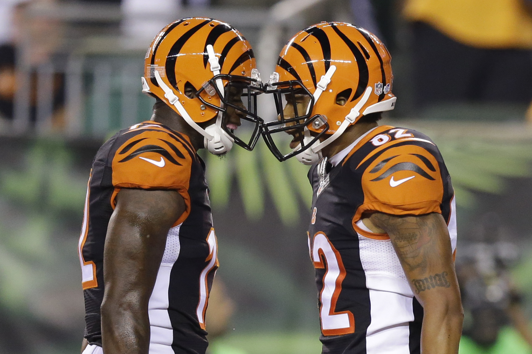 A.J. Green and Marvin Jones combined to score 14 touchdowns this season.