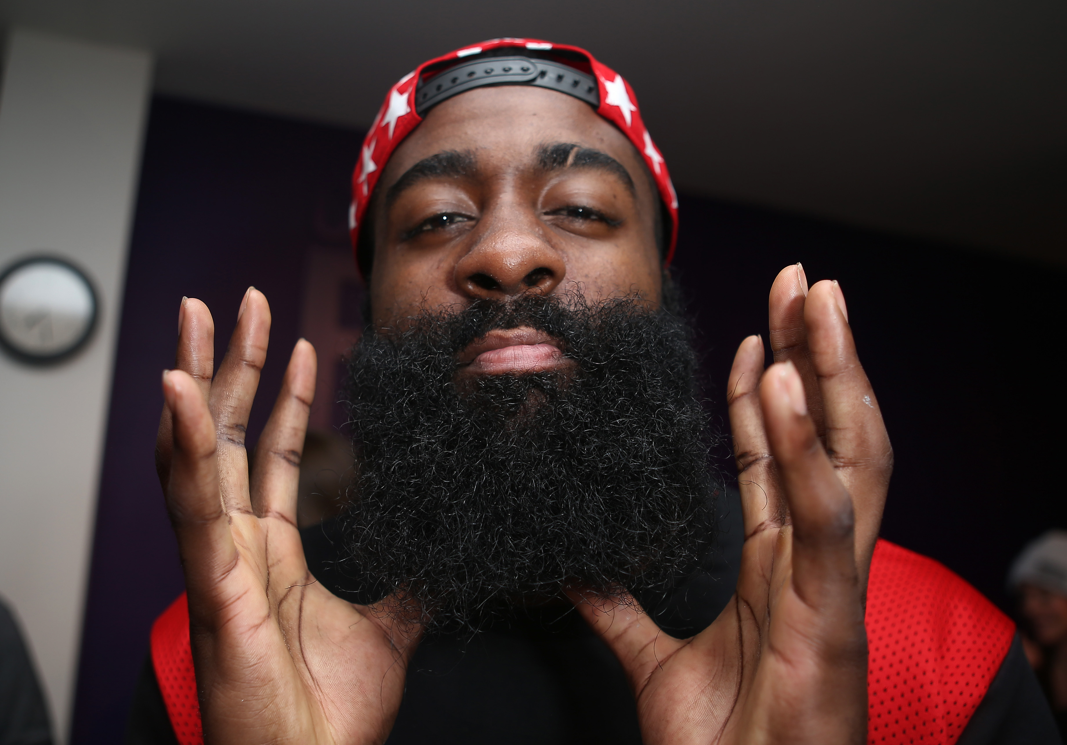 James Harden leads the league in minutes, field goal attmpts, free throws, free-throw attempts, and turnovers through 58 games.
