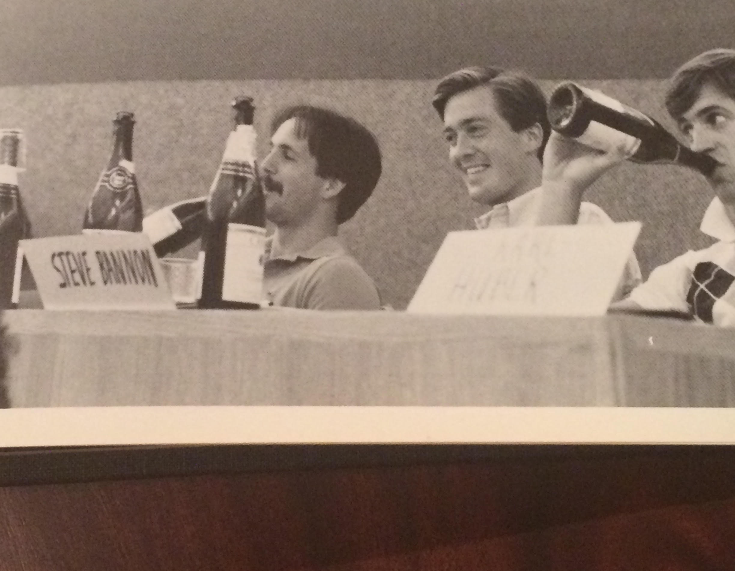 Steve Bannon, second from right.