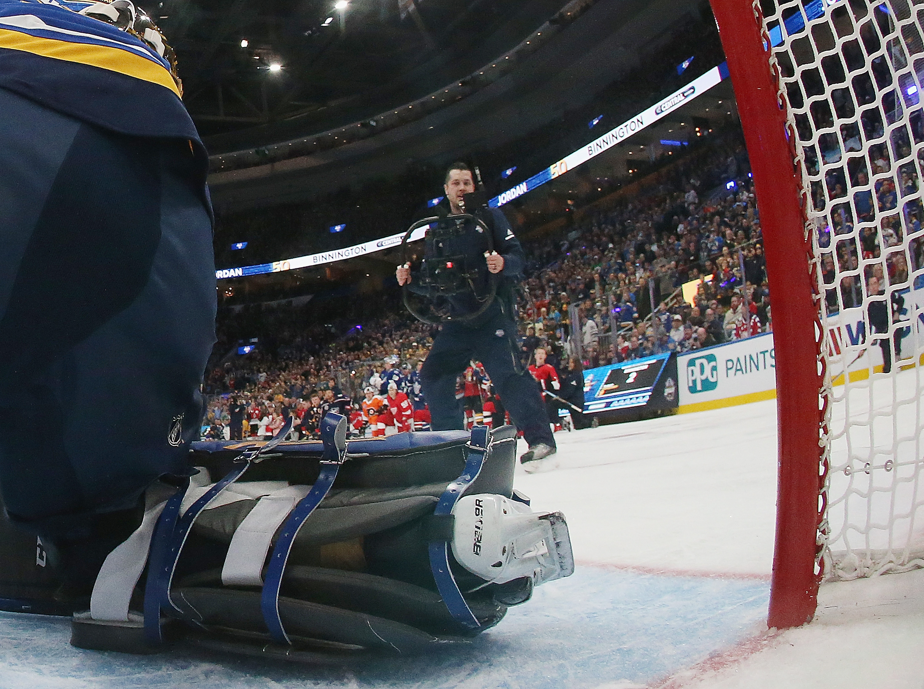 If the NHL season resumes, broadcast cameras could be placed in the seats to provide fans with new viewpoints.