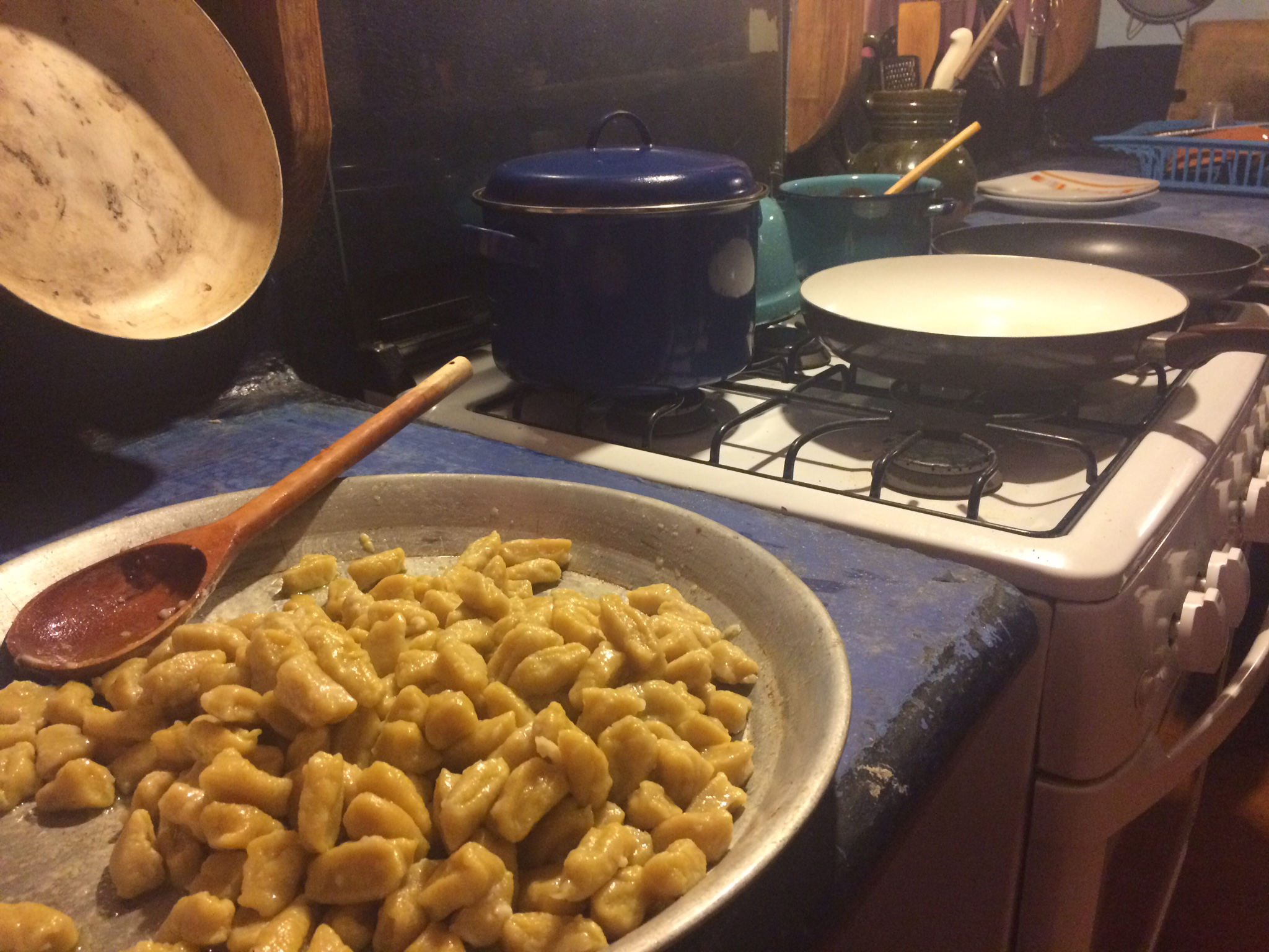 Sheldon’s homemade yam gnocchi.