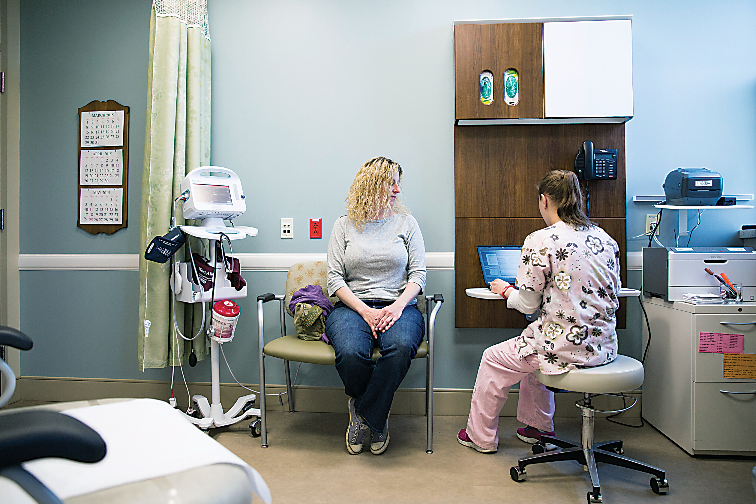 The women’s clinic at Togus VA hospital in Maine, which opened in June 2014, offers veterans a full array of health services.