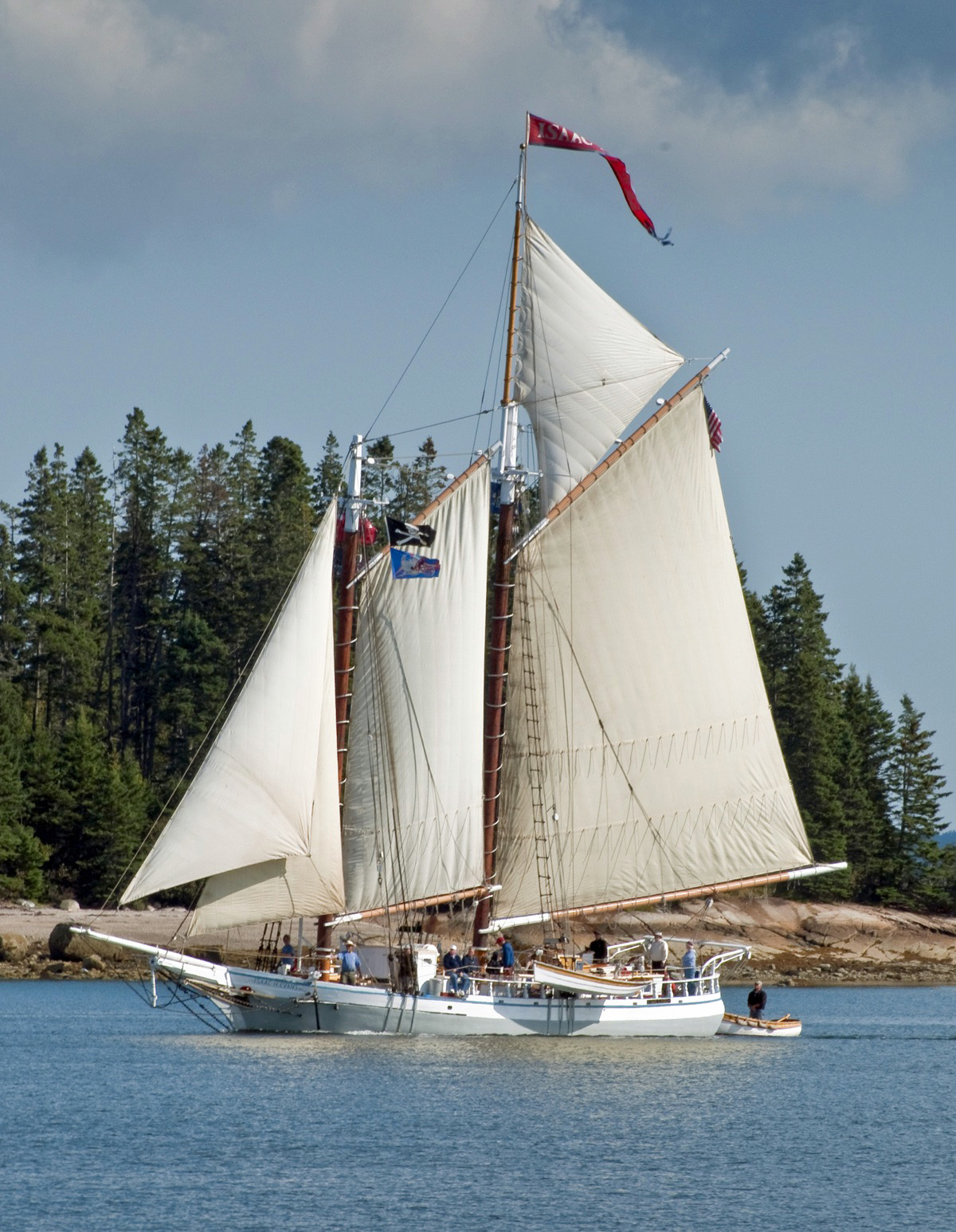 Anyone age six and older is welcome on the 22-passenger, 128-year-old Isaac H. Evans, a classic but comfy schooner, designated as a National Historic Landmark.