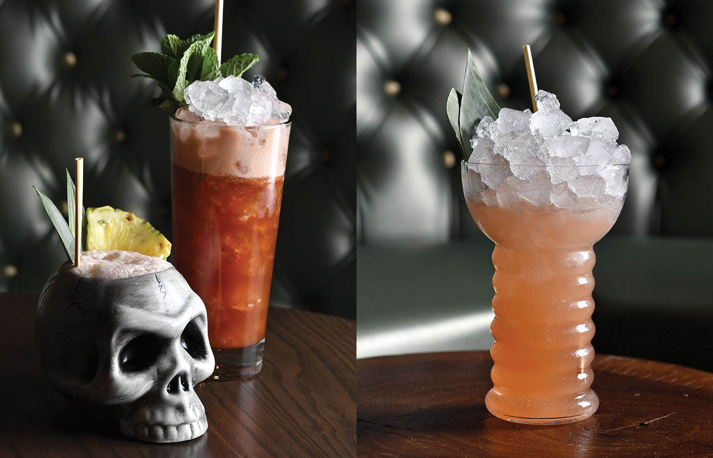 Tropical drinks at Shore Leave.