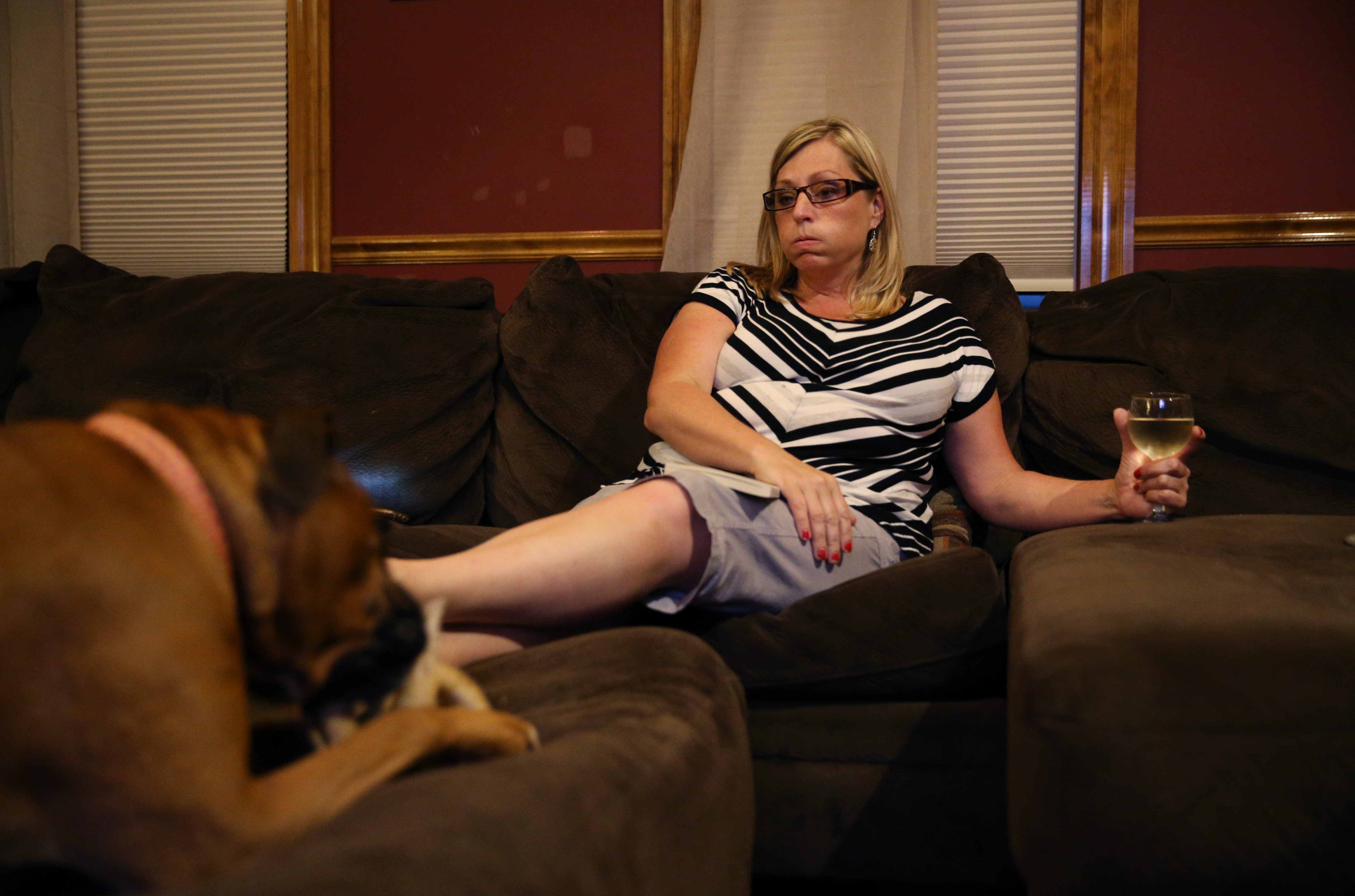 Roberta decompressed after putting Connor to bed. He would be moving into a new school later that week, and had yelled and sworn at her when she said balloons were not allowed there. Her family worries about the impact of Connor’s behavior on her. “She handled more than most people could ever handle,’’ said her sister, Shawna Bickford. “She was close to the breaking point’’ before Connor moved out. Now her stress level “is not at a 10 constantly. She is at five,’’ she said.