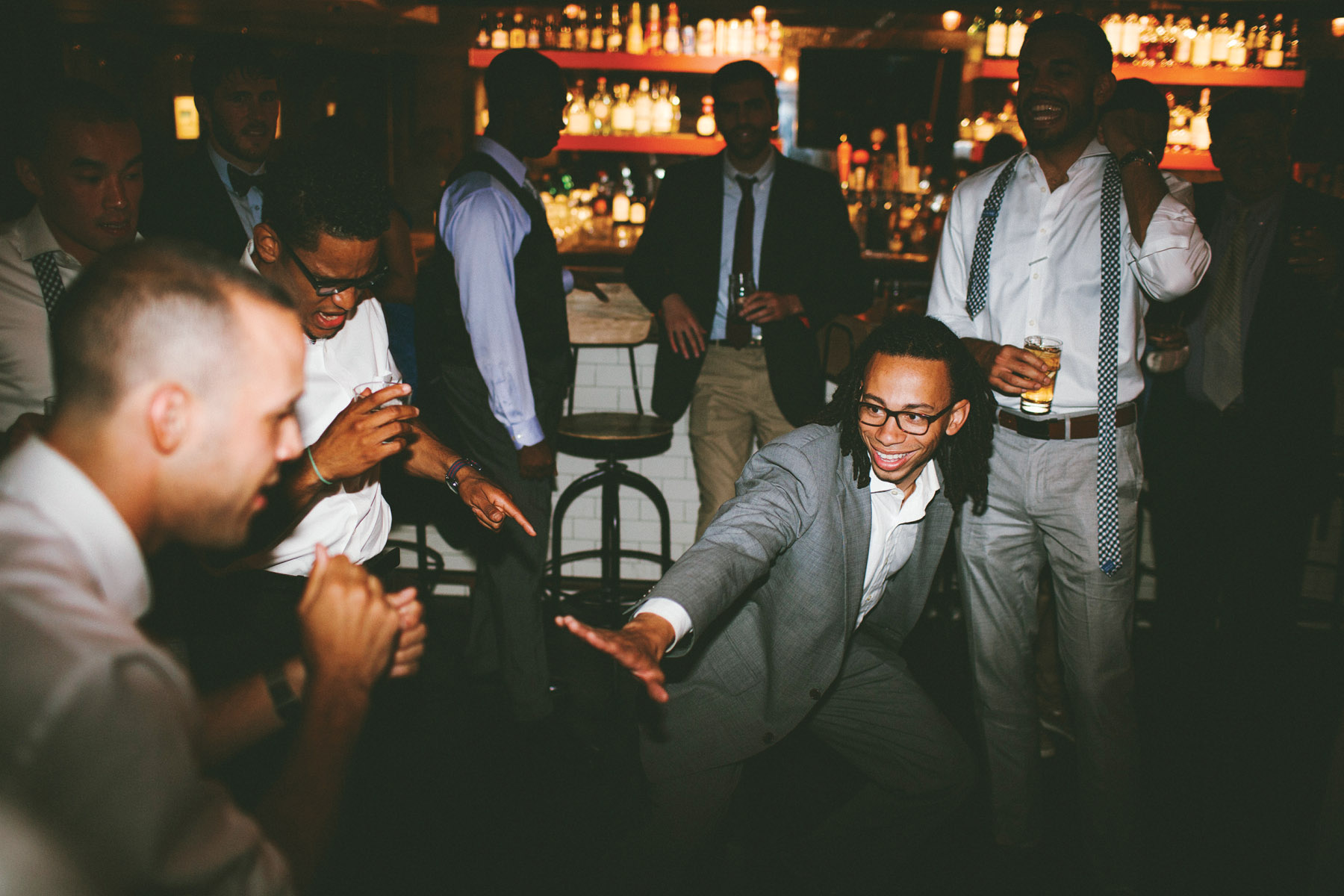 After dinner in The Sinclair’s upstairs dining room, there was dancing in the bar downstairs.