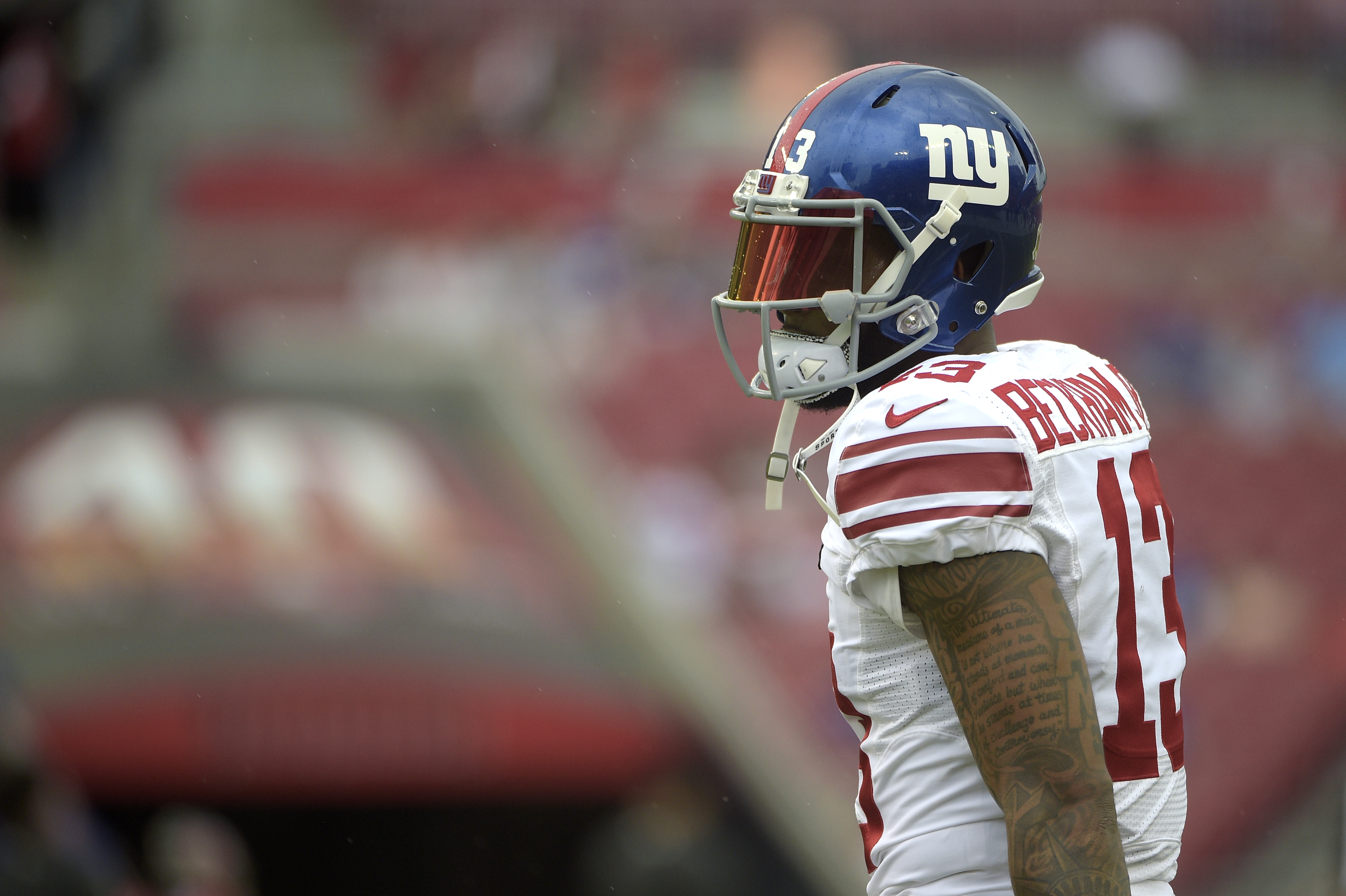Odell Beckham is sixth in the league in receiving yards with 759.