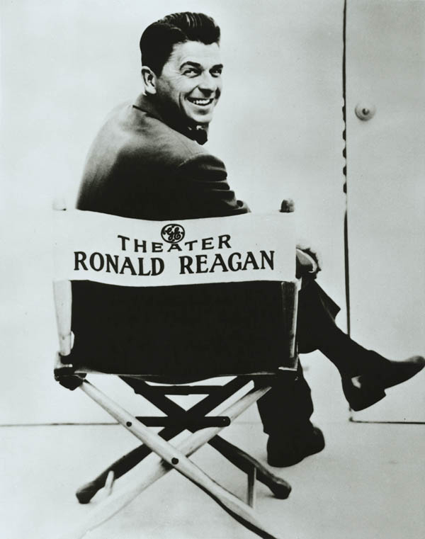 Future president Ronald Reagan worked as a TV host for “General Electric Theater” in the 1950s and ’60s, when he went from New Deal Democrat to free-enterprise Republican.
