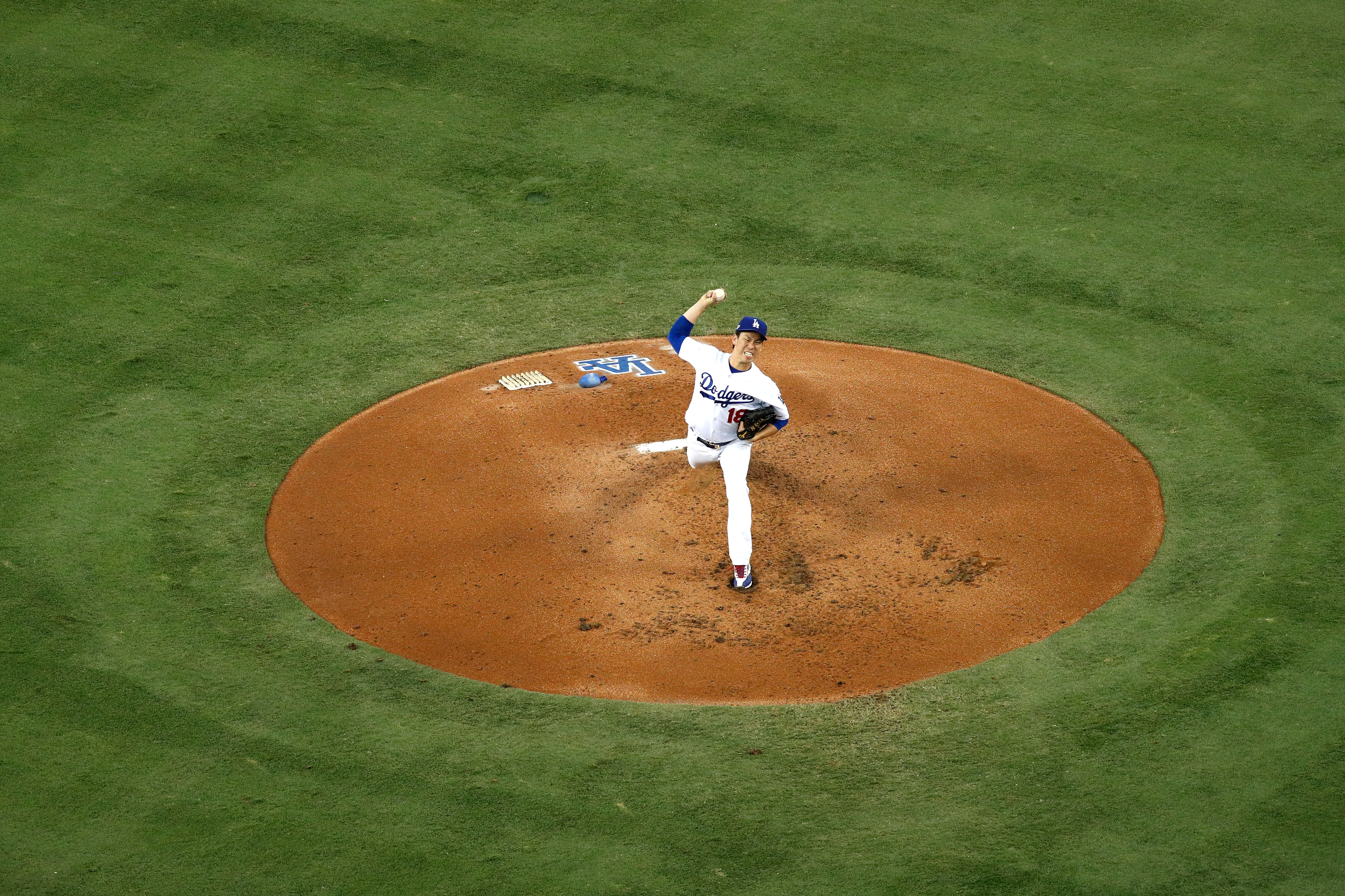 Kenta Maeda went 16-11 for the Dodgers in 2016.