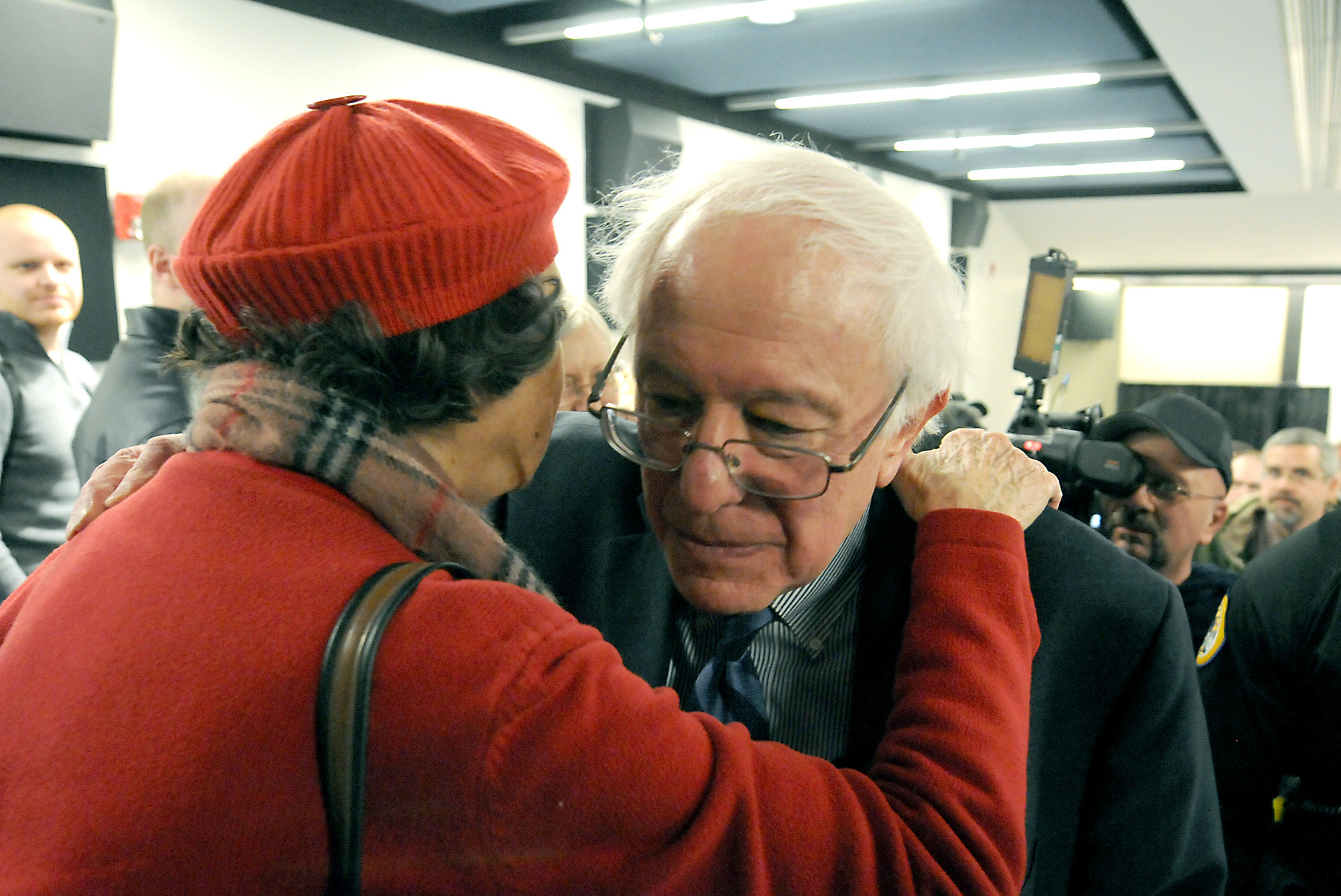 Senator Bernie Sanders has appeared to step back from his curmudgeonly demeanor as he gauges reaction to a possible presidential run. He has traveled to Iowa, the first caucus state, five times in recent weeks.