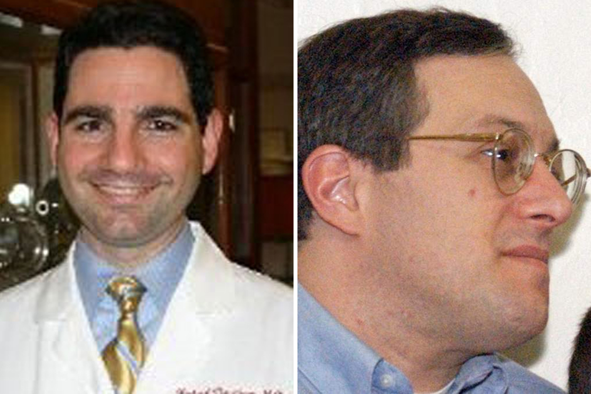 A preliminary investigation suggested Dr. Michael Davidson’s assailant, Stephen Pasceri (right), “had some issue” with prior medical treatment of his mother.