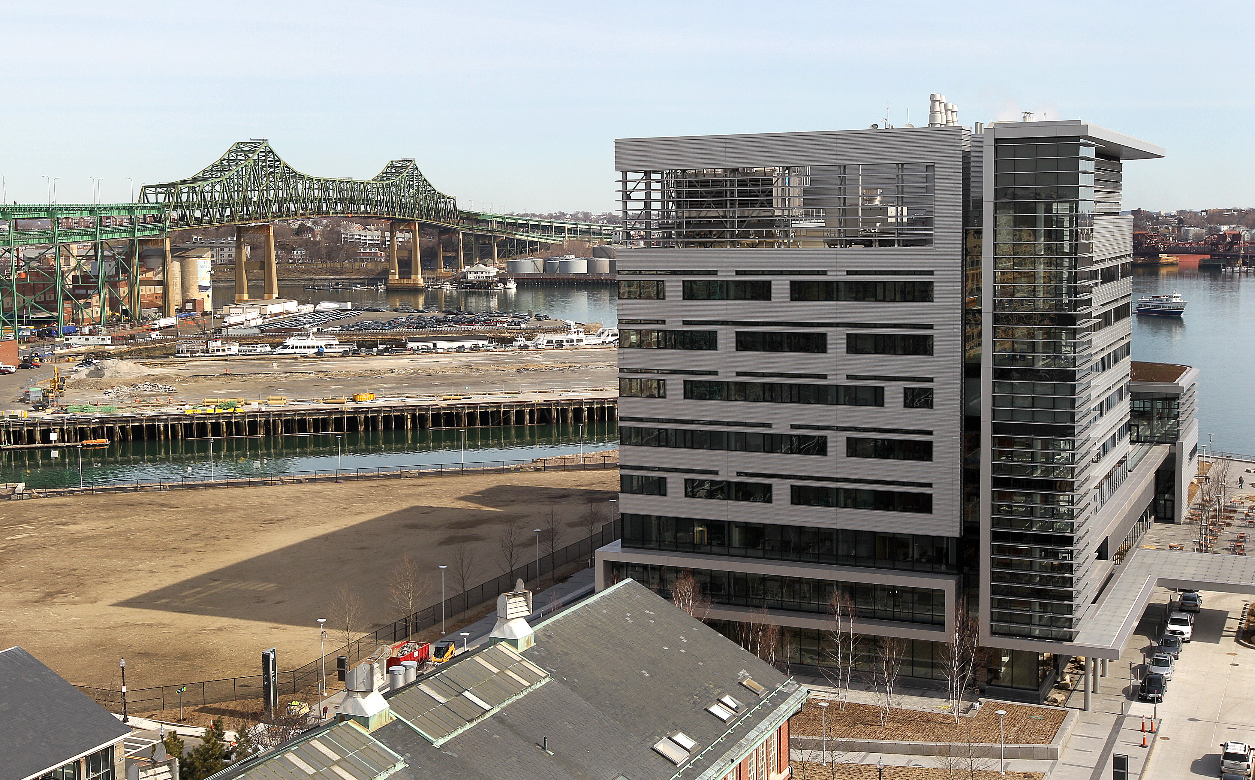 The Spaulding Rehabilitation Hospital was built to withstand a serious coastal storm.