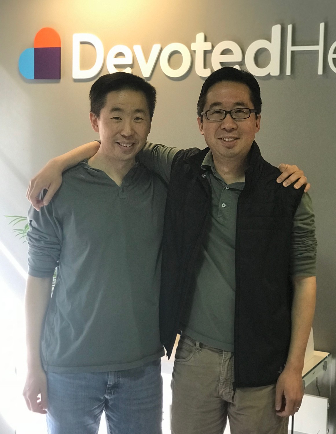 Ed (left) and Todd Park are trying to building another major player in the health care field.