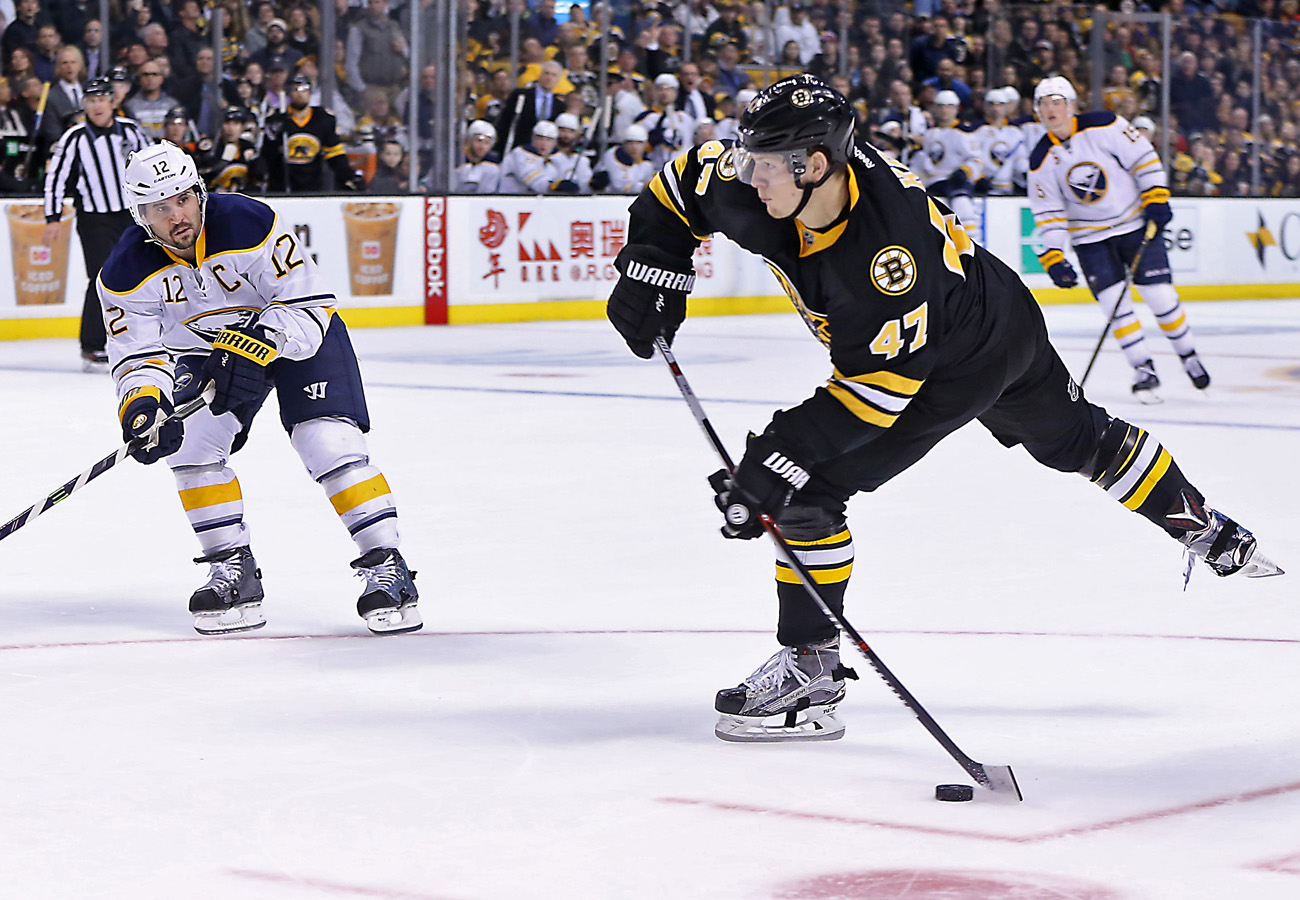 The Bruins want to be dictating the pace of the game, and spending as much time as possible in the other team’s end.