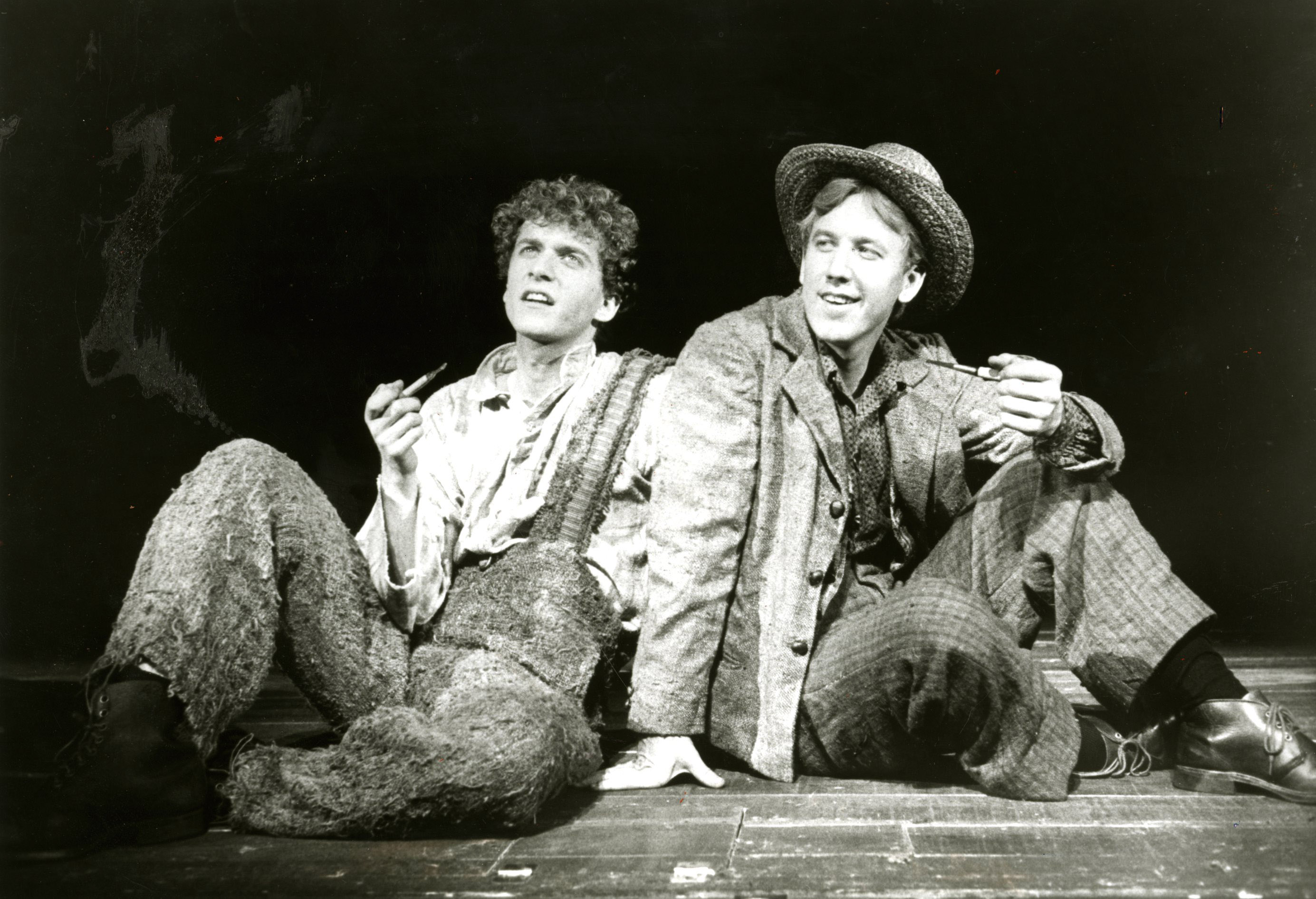 Daniel H. Jenkins (left) and John Short in “Big River: The Adventures of Huckleberry Finn,” in New York in 1985, the year after it opened at the American Repertory Theater. The play’s Broadway success earned money for the ART.