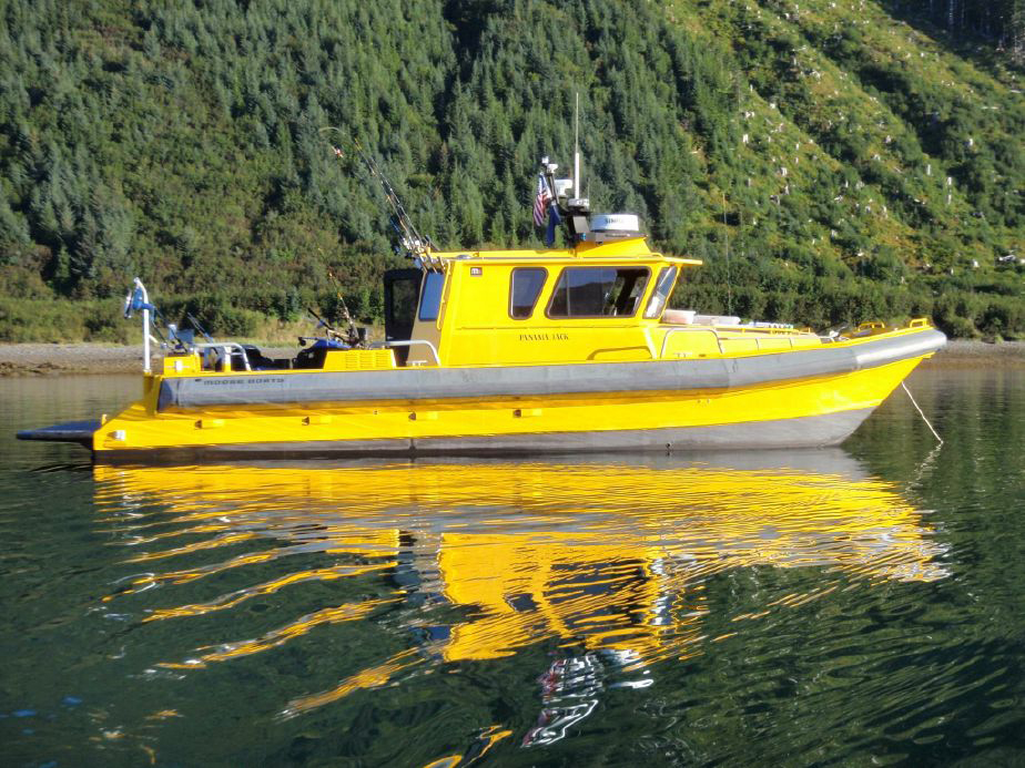 A Moose Boat patrol boat. Price tag: $500,000.