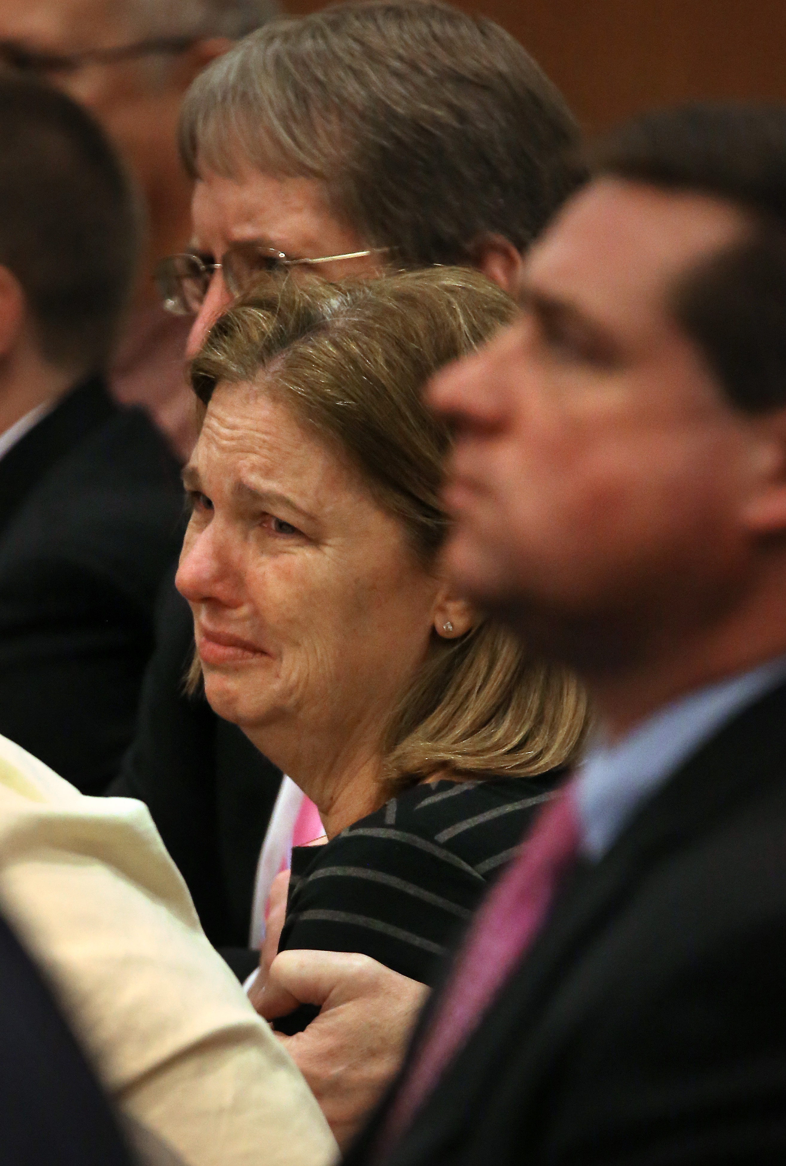 Colleen Ritzer’s mother, Peggie, fought back tears upon hearing the verdict.