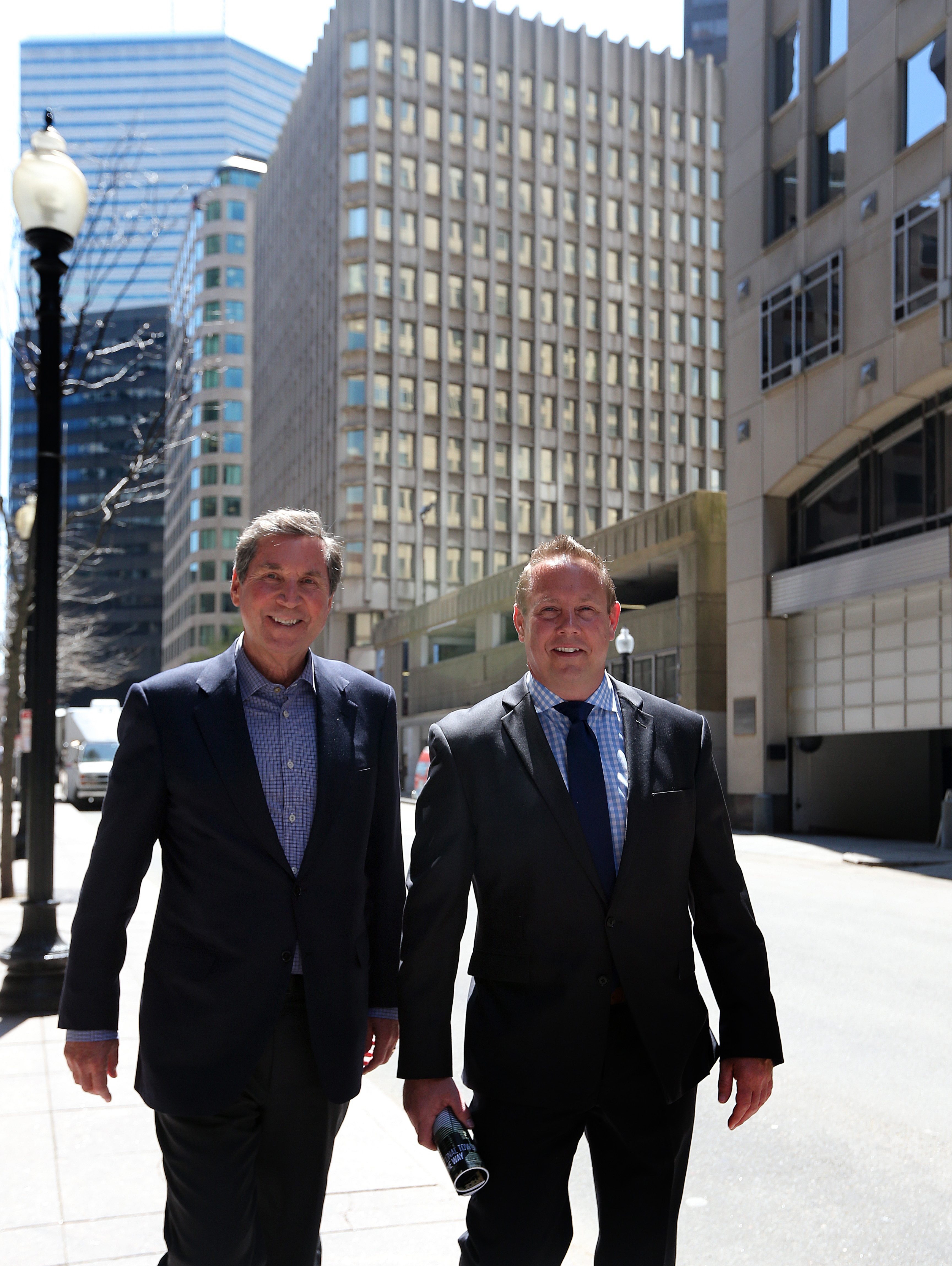 Steve Belkin and business partner Justin Krebs.