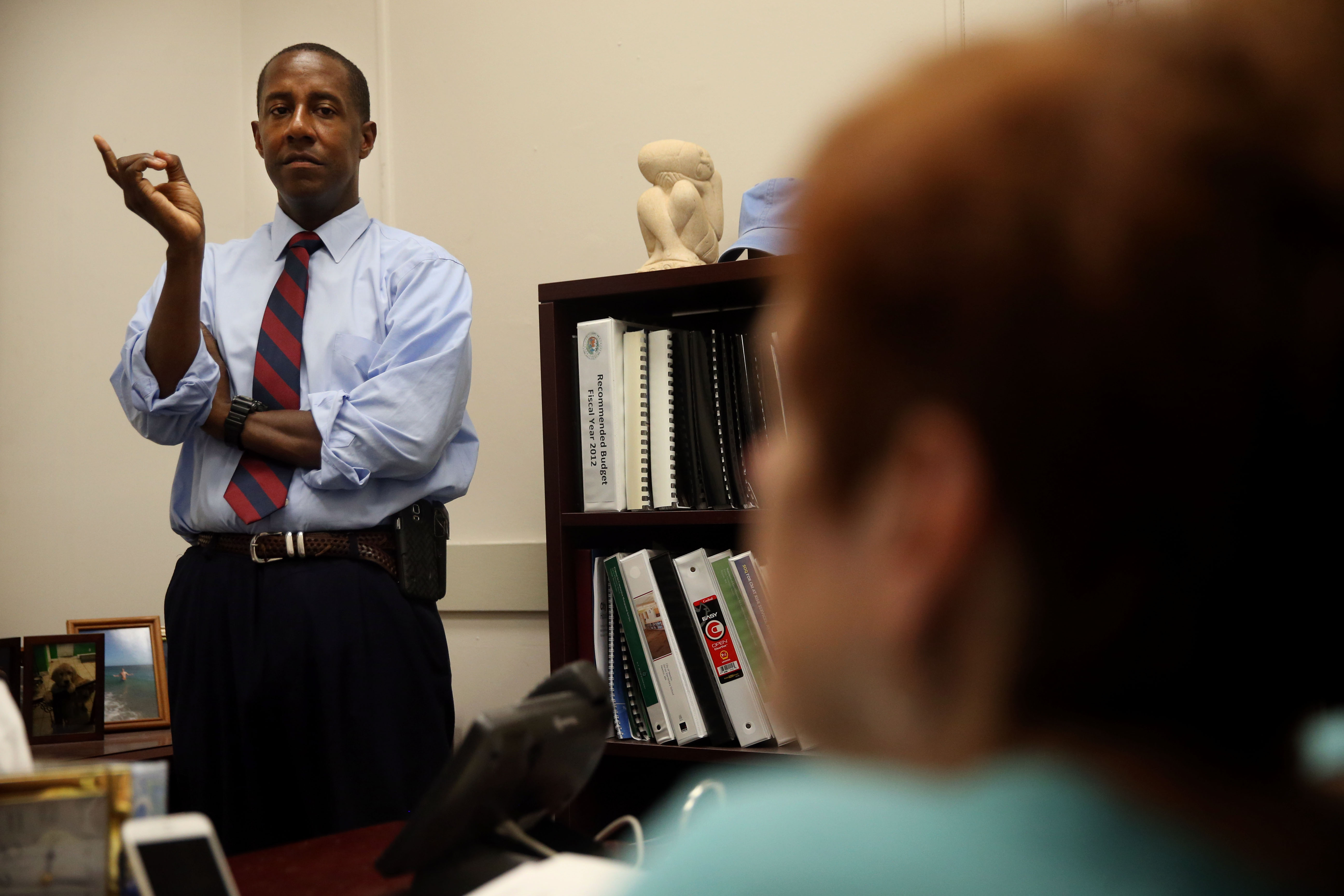 Just 18 below-market units have been built in Newton, with another 33 under construction, since Mayor Setti Warren (above) took office in 2010.