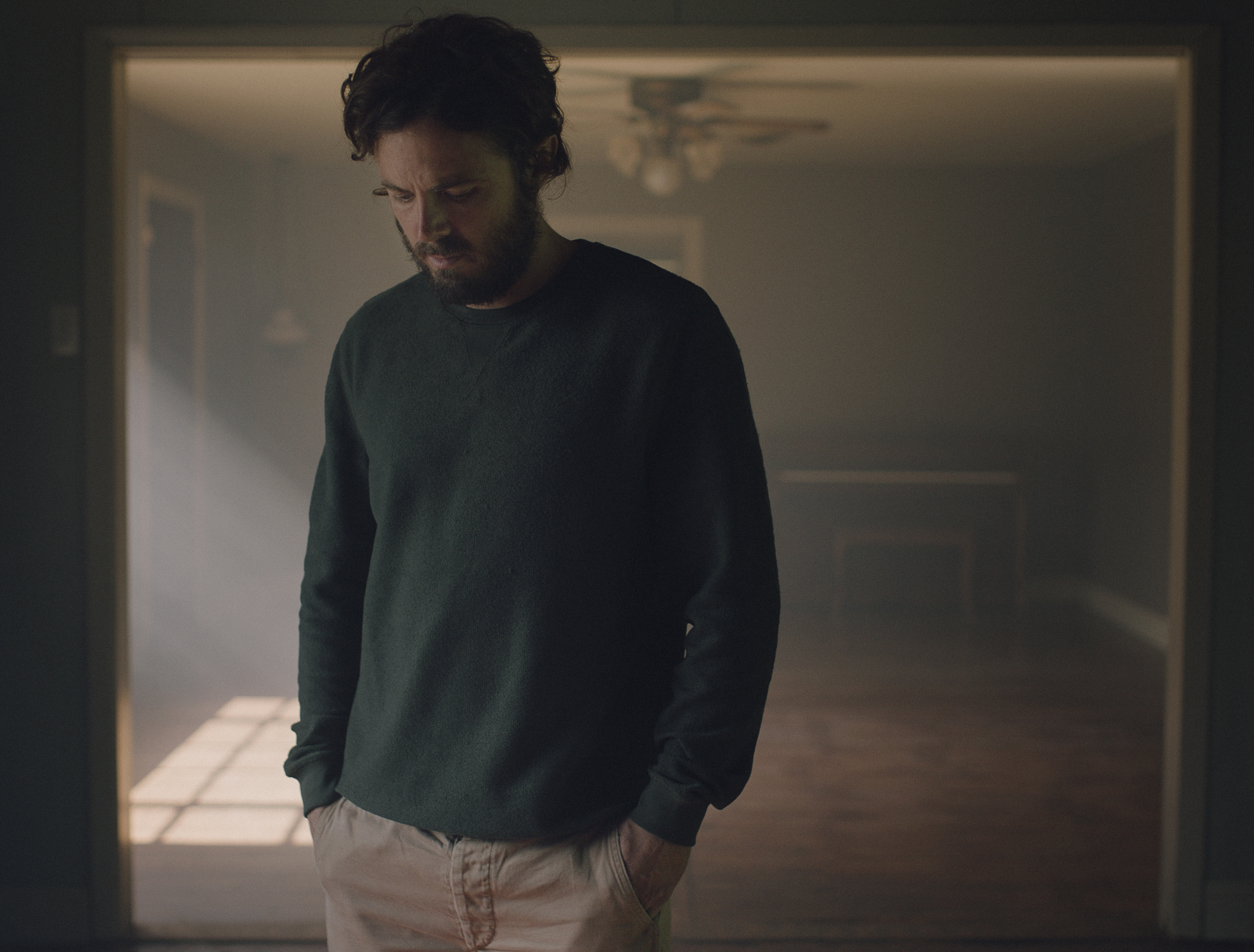 Casey Affleck in “A Ghost Story.”