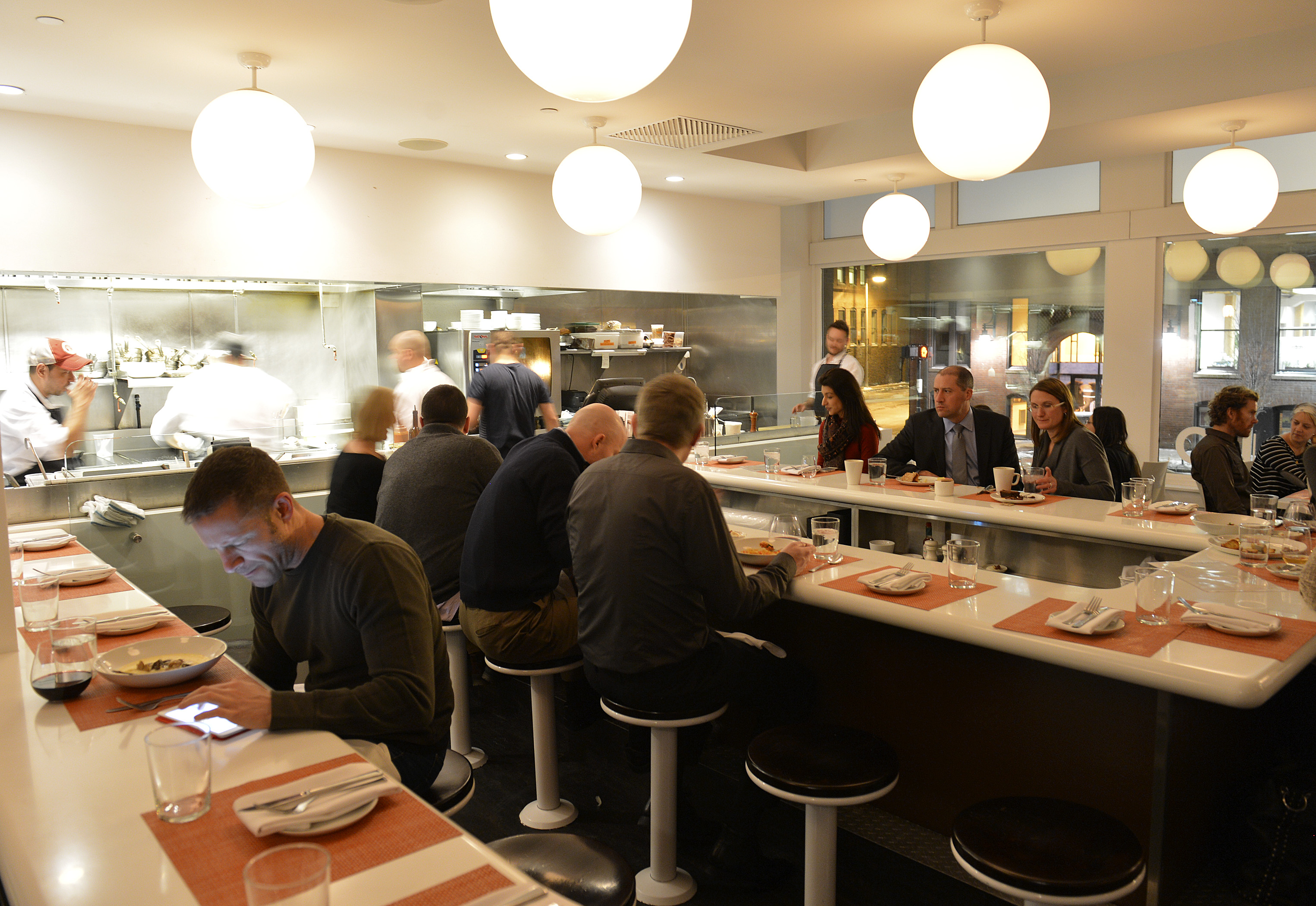 The scene at Sportello.
