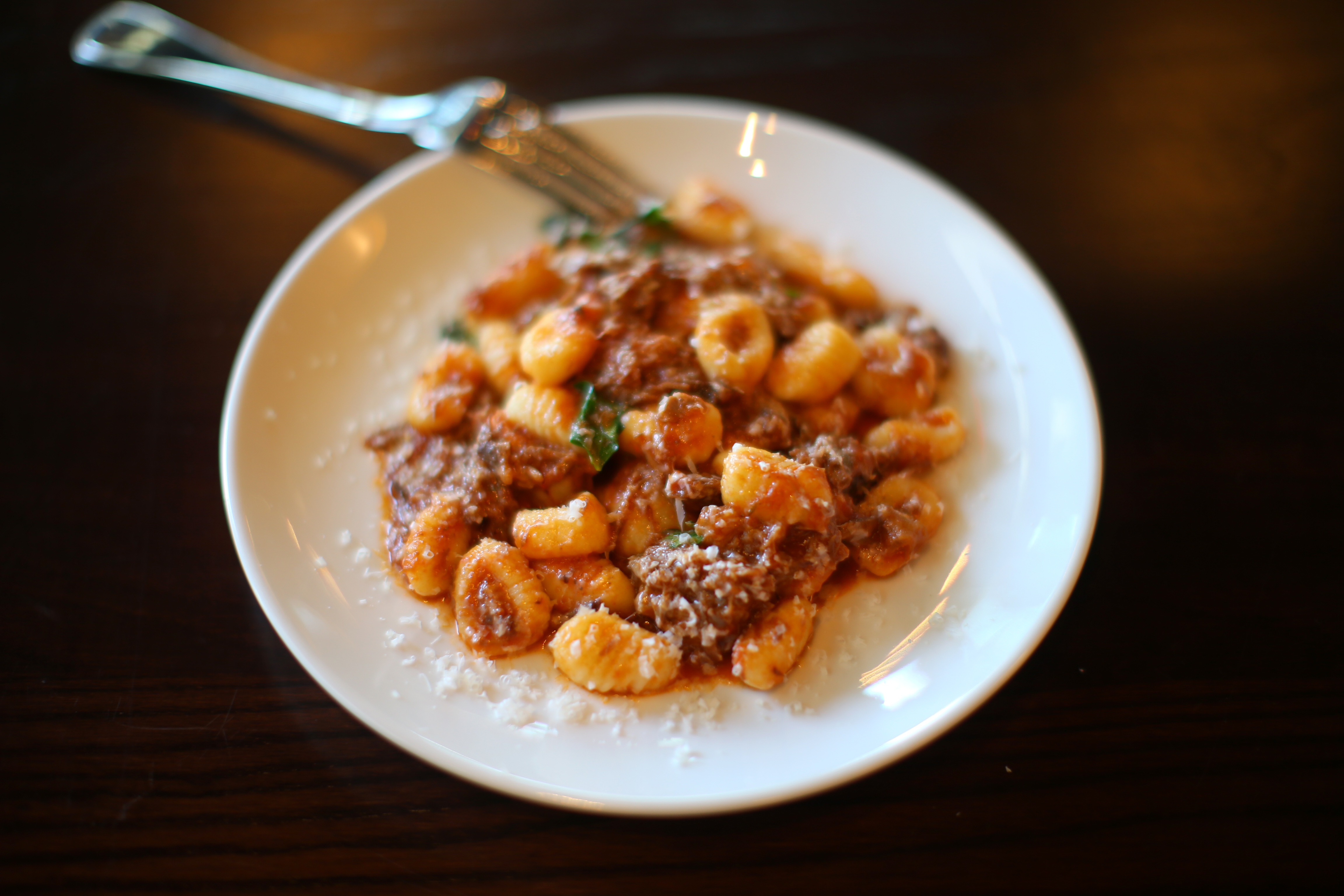 A gnocchi dish.