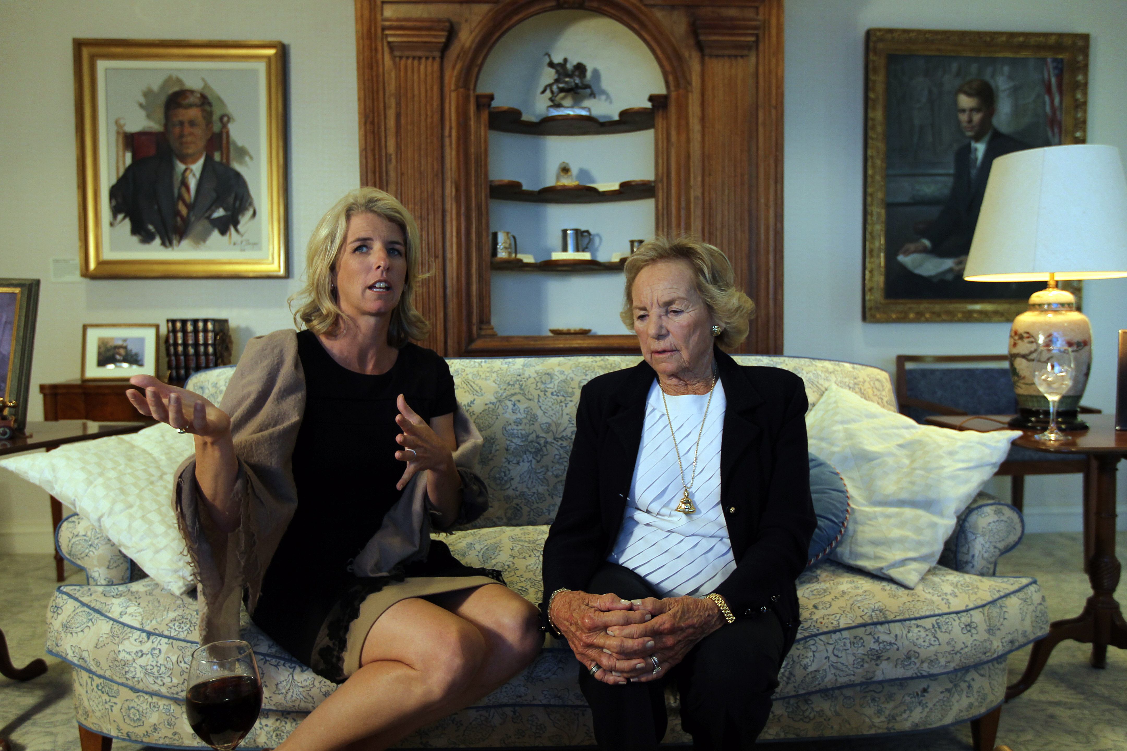 Ethel Kennedy (right) and her daughter, Rory, spoke to the Globe in 2012 about Rory's documentary on her mother.