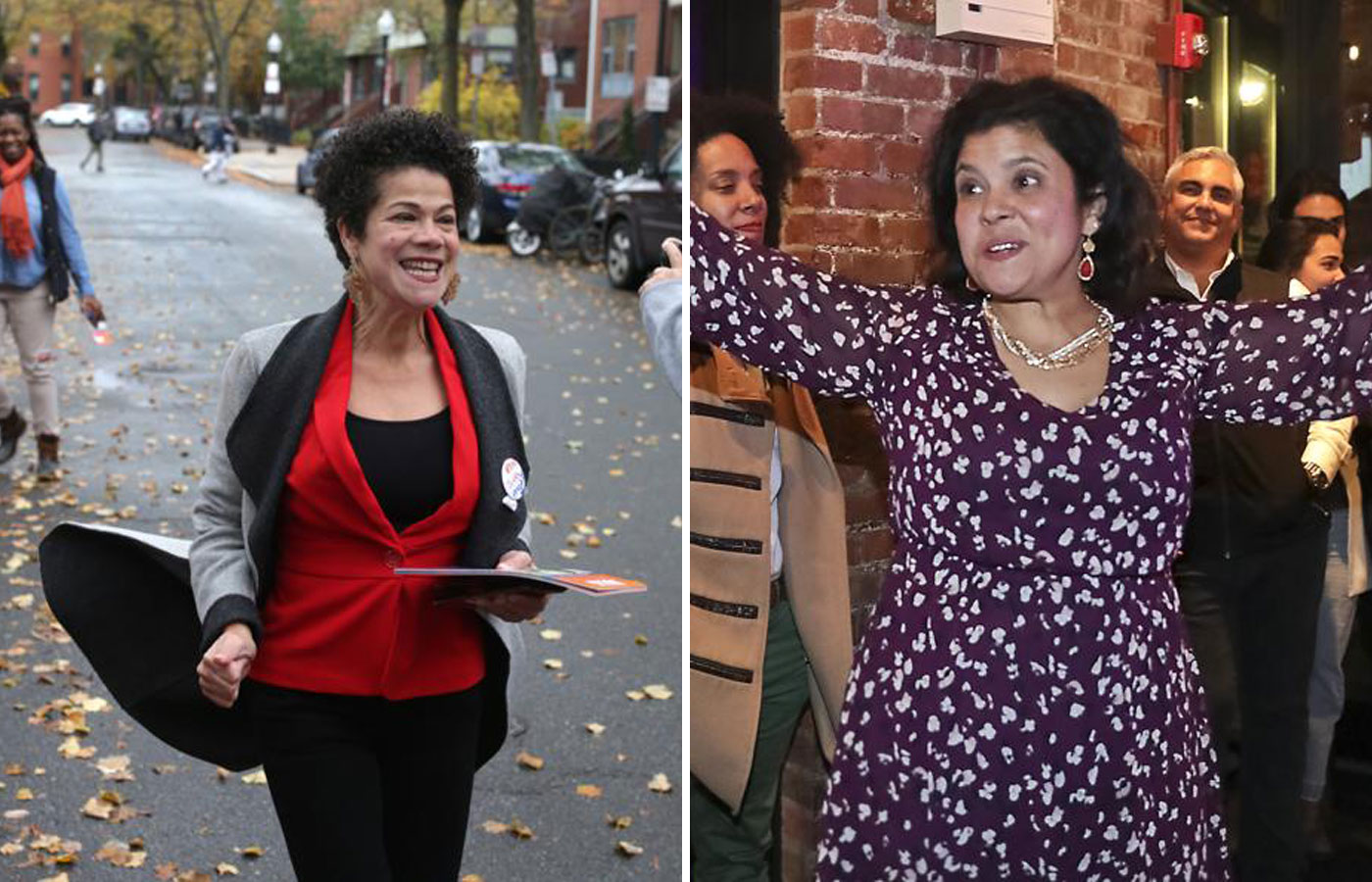 Julia Mejia (left) and Alejandra St. Guillen each were looking to be the first Latina on the council.