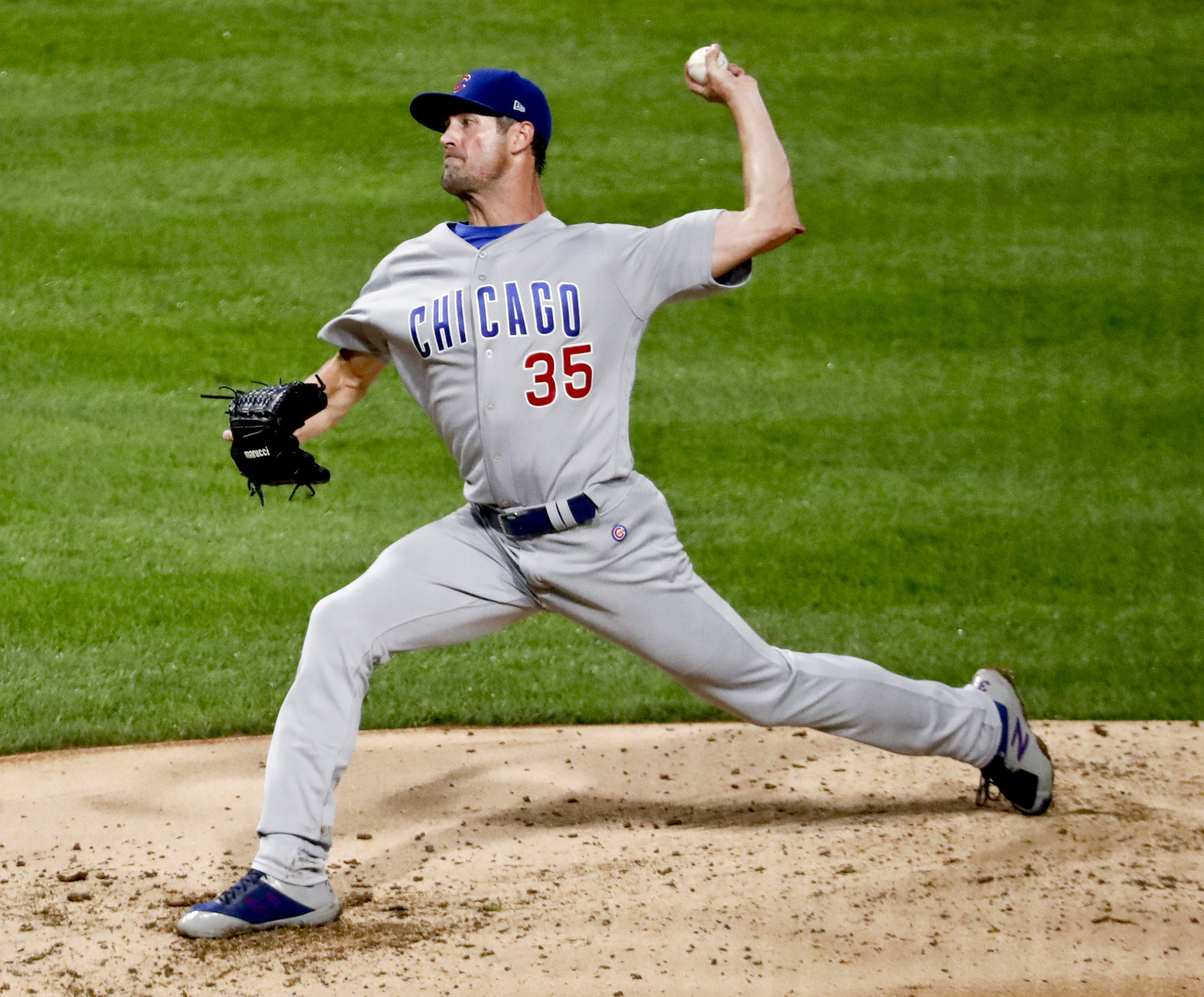 Cole Hamels is 4-0 with an 0.79 ERA in five starts with the Cubs.