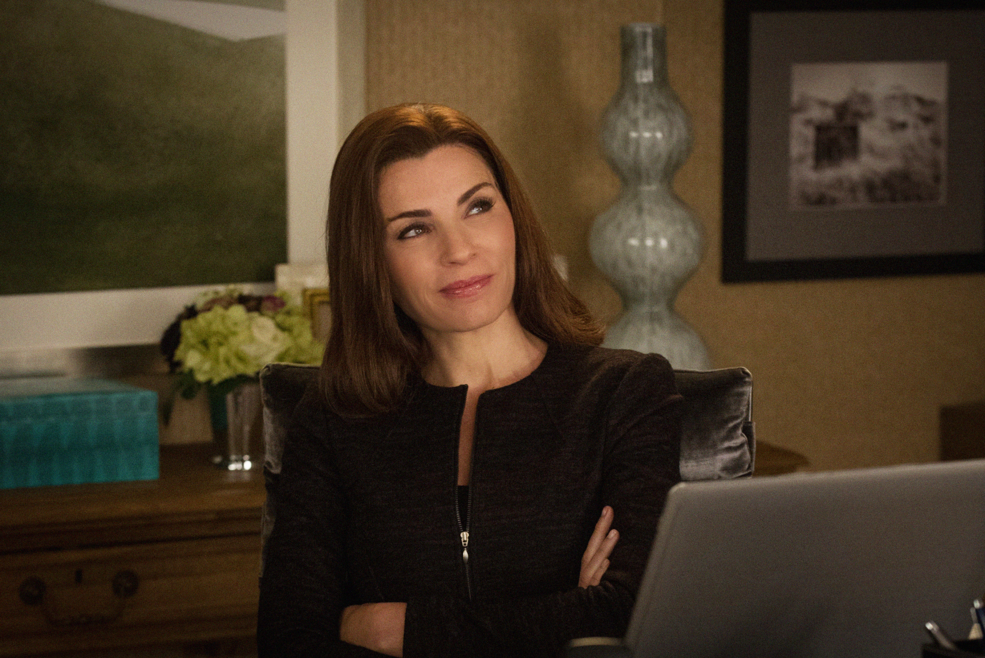 Julianna Margulies as Alicia Florrick.