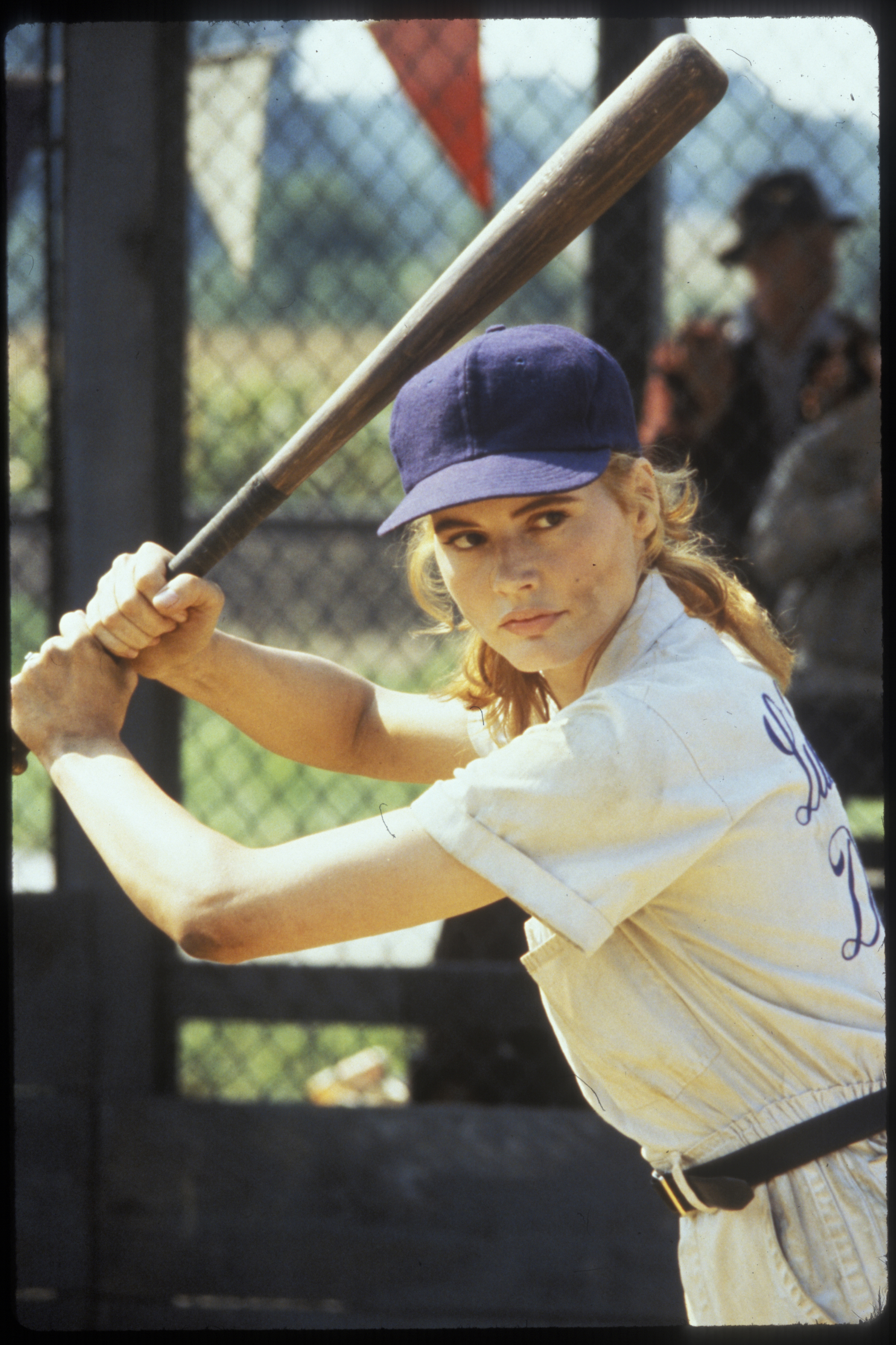 Geena Davis as Dottie Hinson in “A League of Their Own”