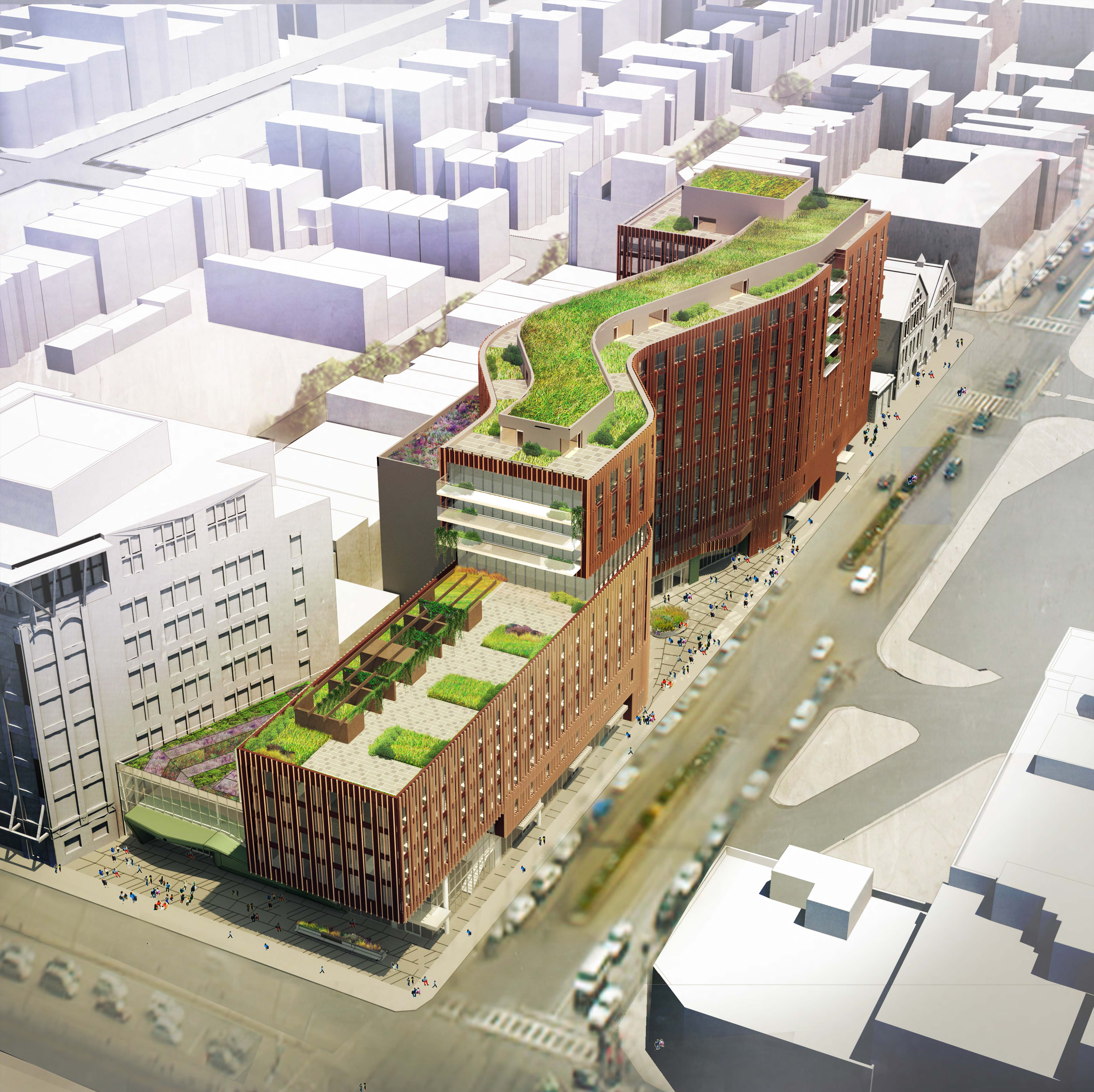 Miami-based Peebles Corp. was chosen to develop the site, known as Parcel 13, earlier this year.