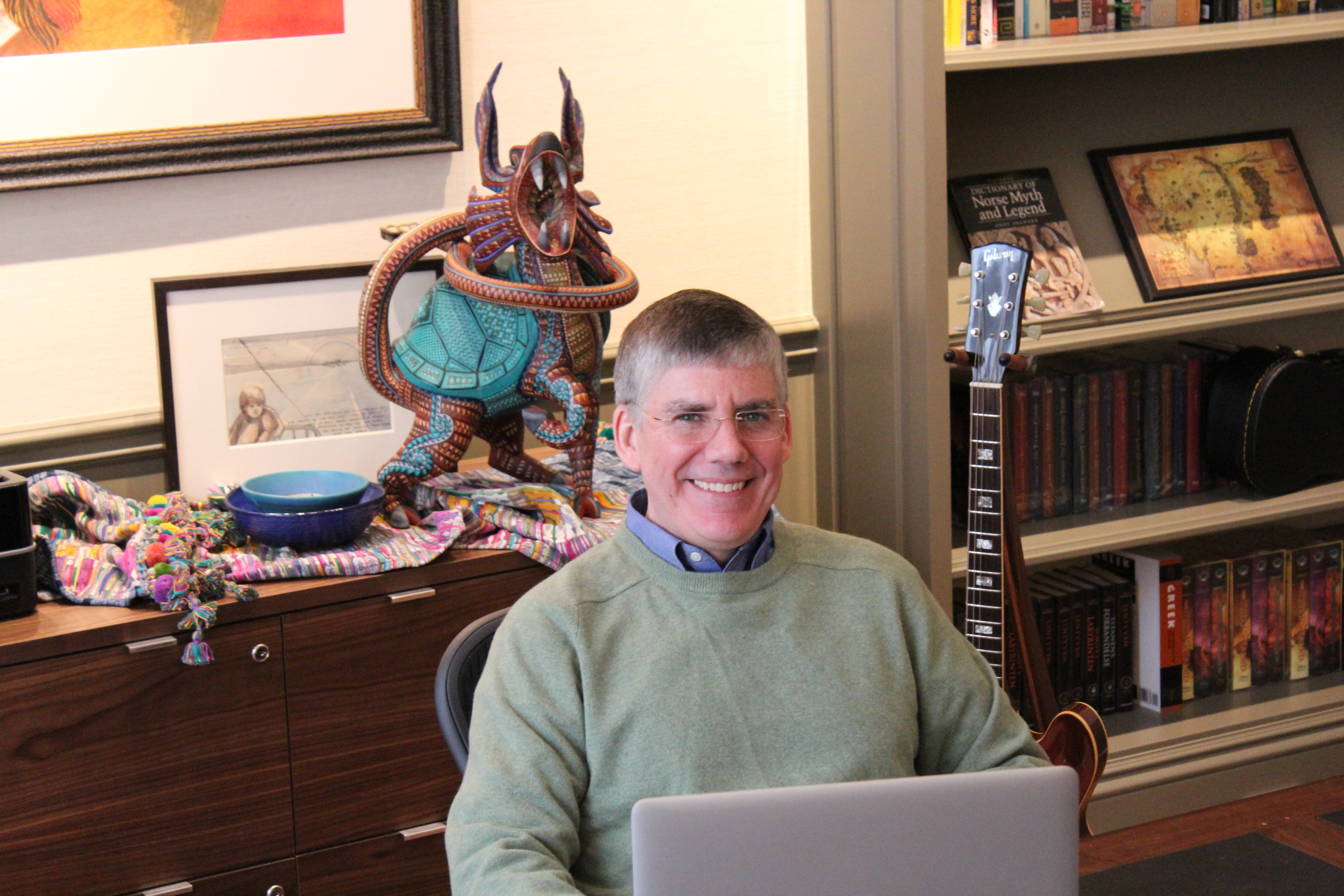 Author Rick Riordan.