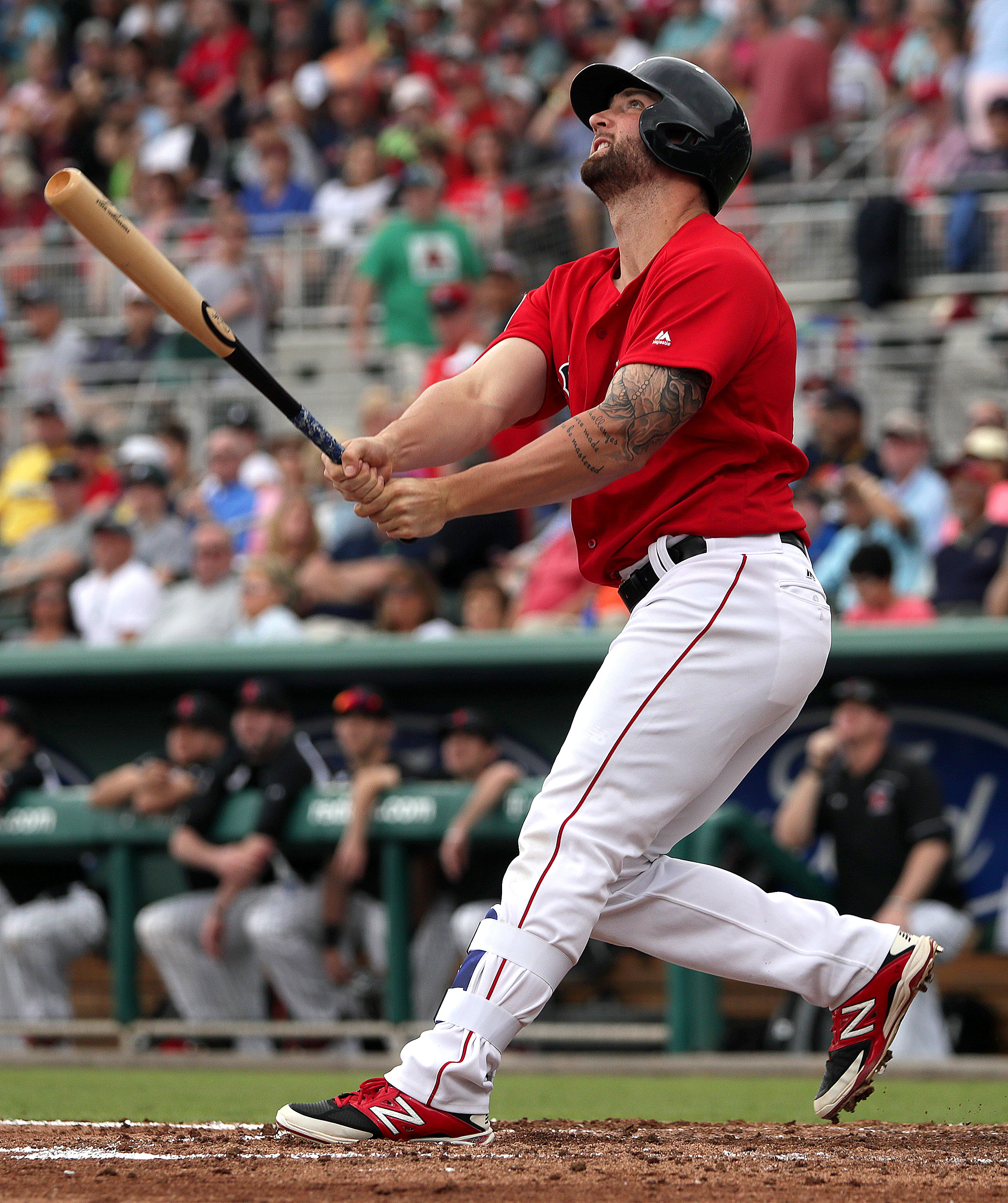 Sam Travis is batting .253 with 6 RBIs and 2 homers in 26 games with Triple-A Pawtucket.