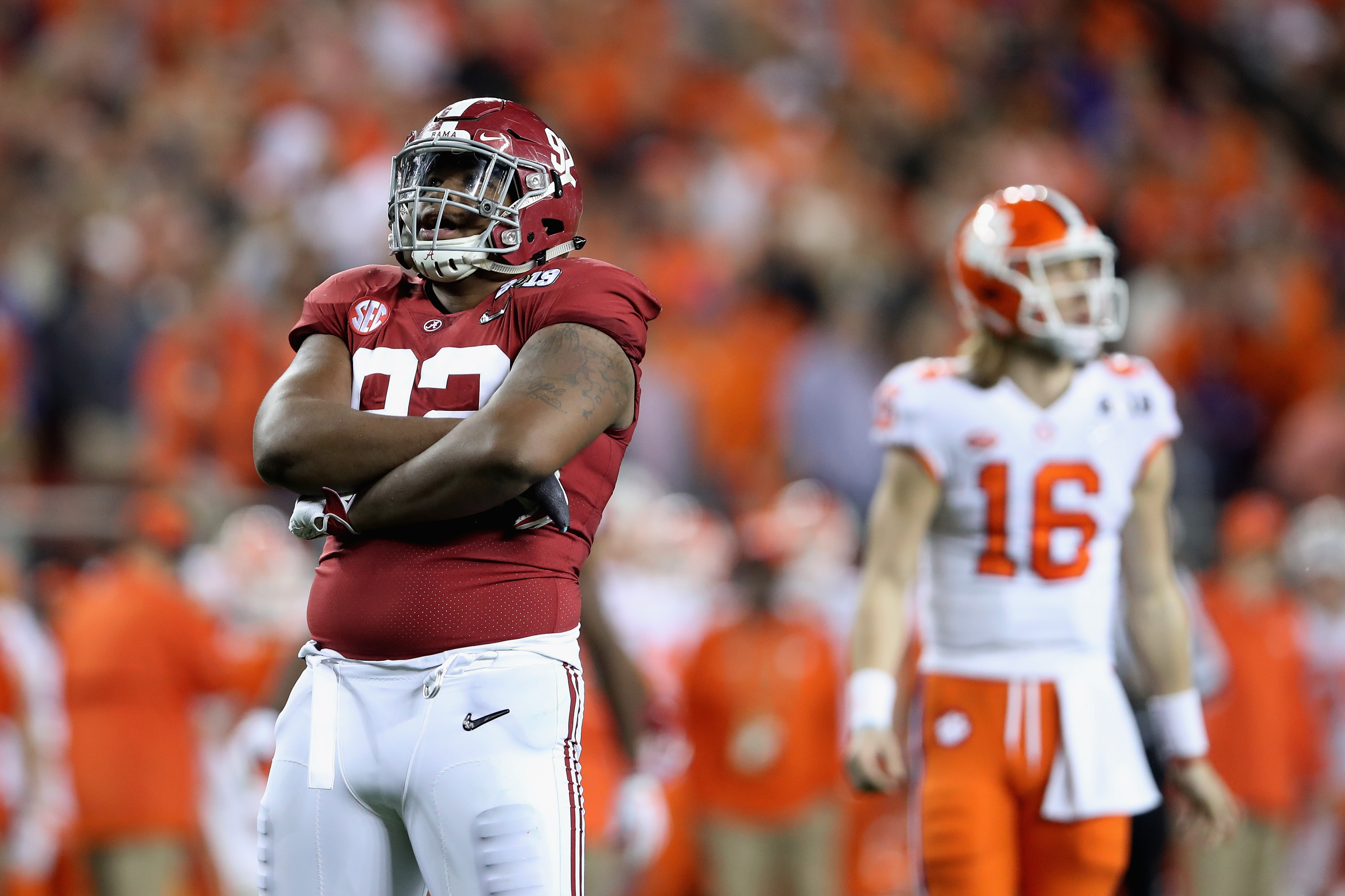 Quinnen Williams of the Alabama Crimson Tide.