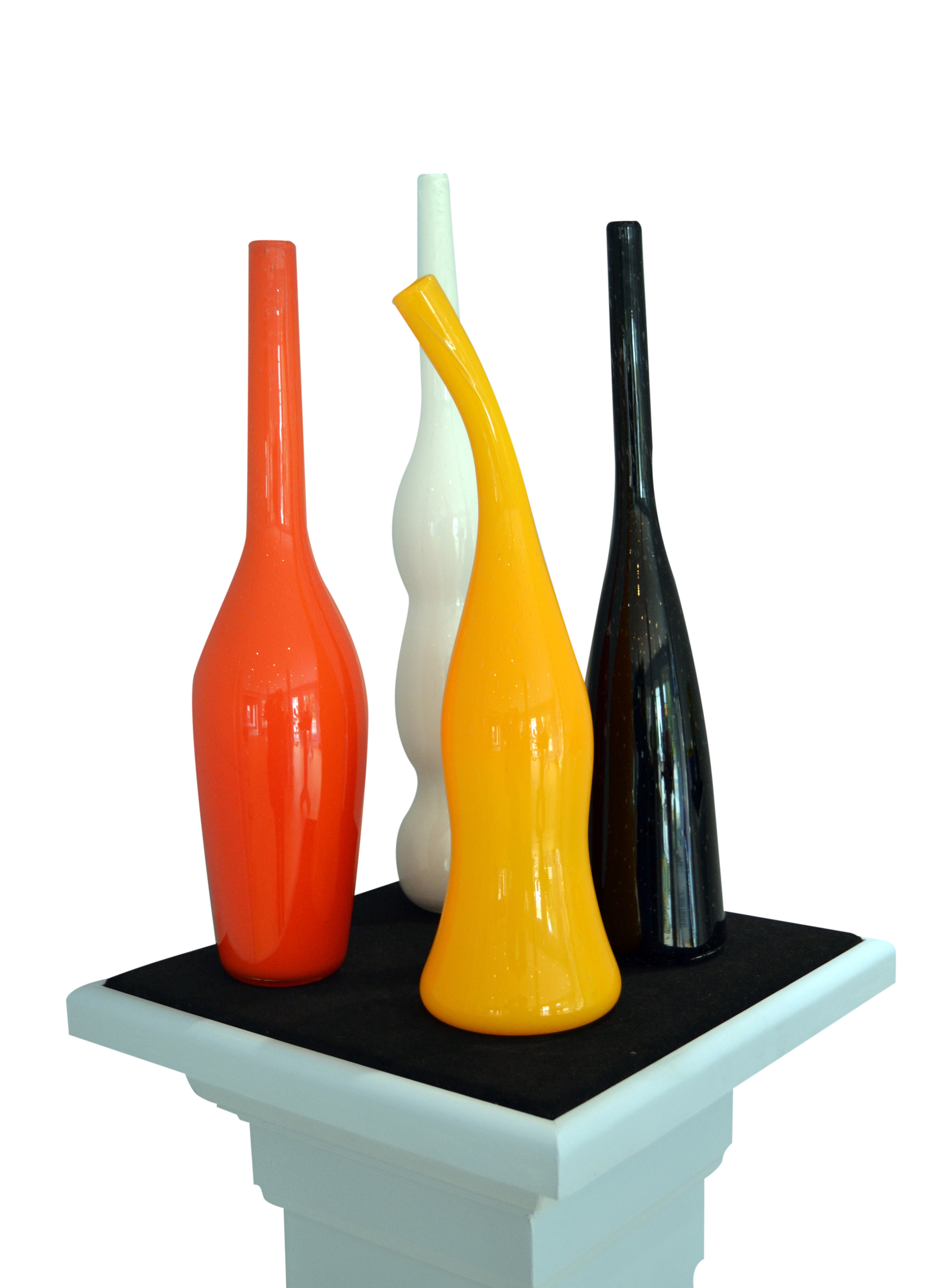 The Hot Glass Art Center features hand-blown glass pieces by local artists.