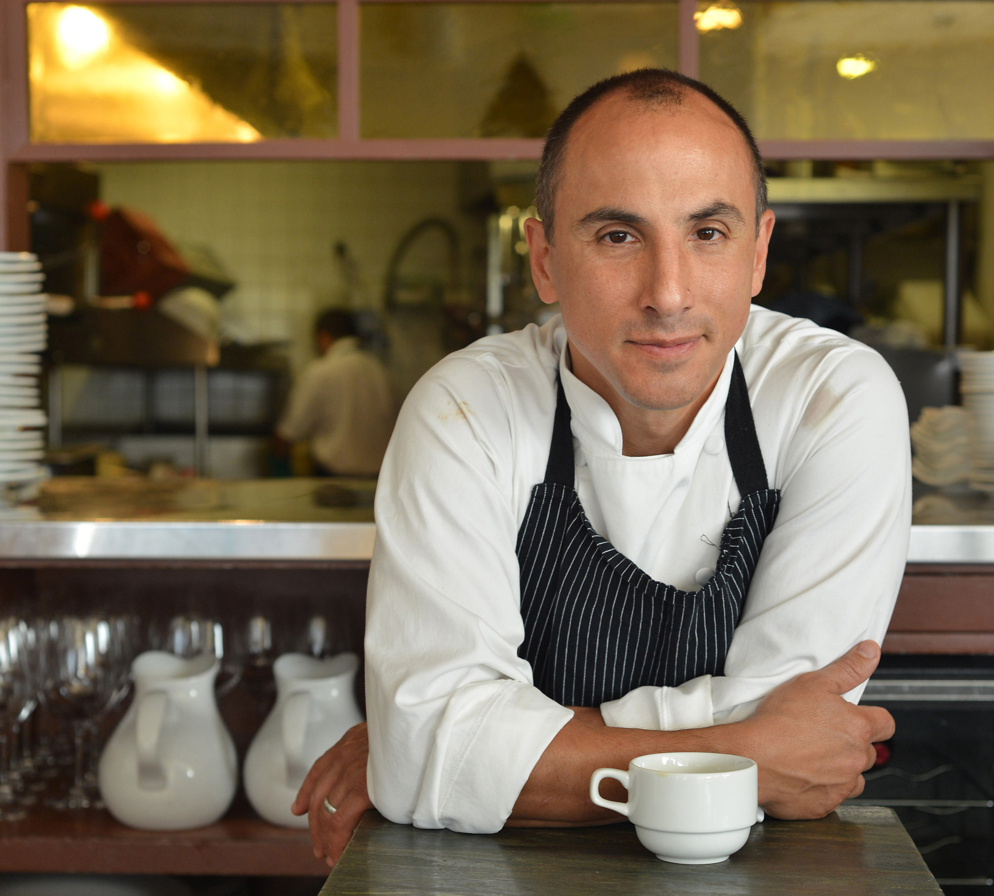Chef and restaurateur Michael Leviton, pictured at Lumiere in June.