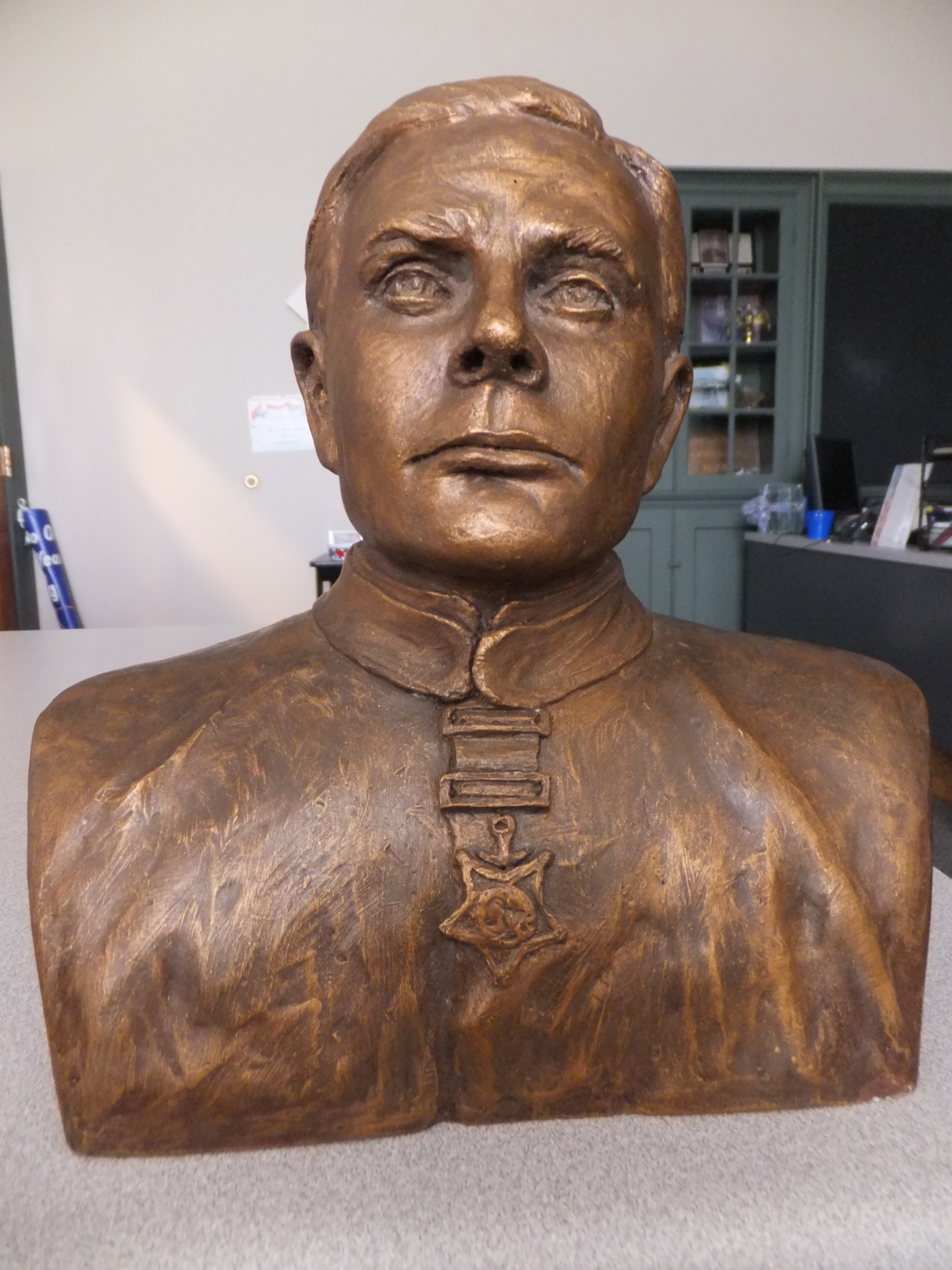The new building is dedicated to Congressional Medal of Honor recipient Herbert L. Foss, who fought in the Spanish American War.
