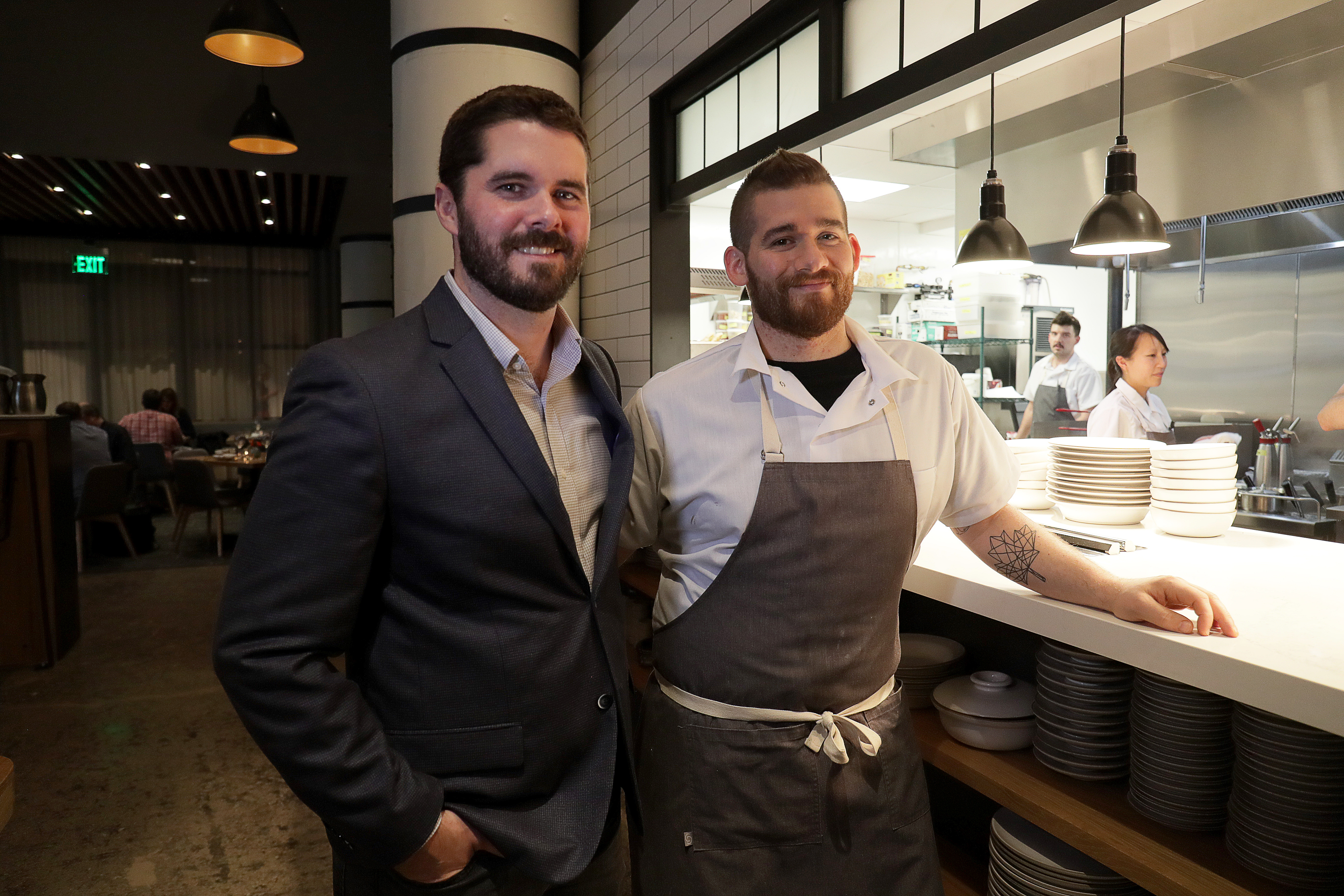Ted Kilpatrick and chef John DaSilva.