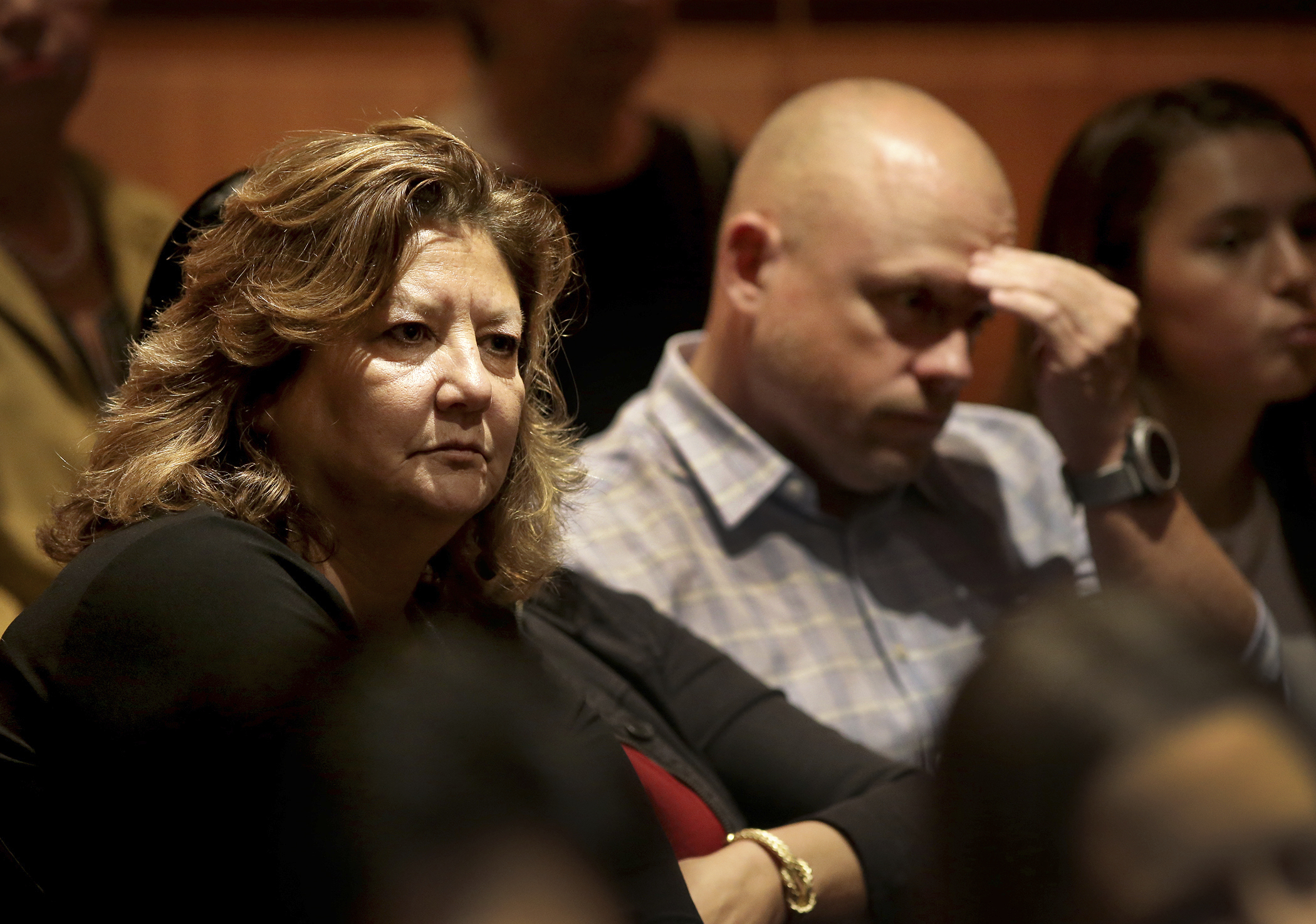Family members of Conrad Roy listened to arguments in court during the appeal of Michelle Carter in Boston on Thursday.