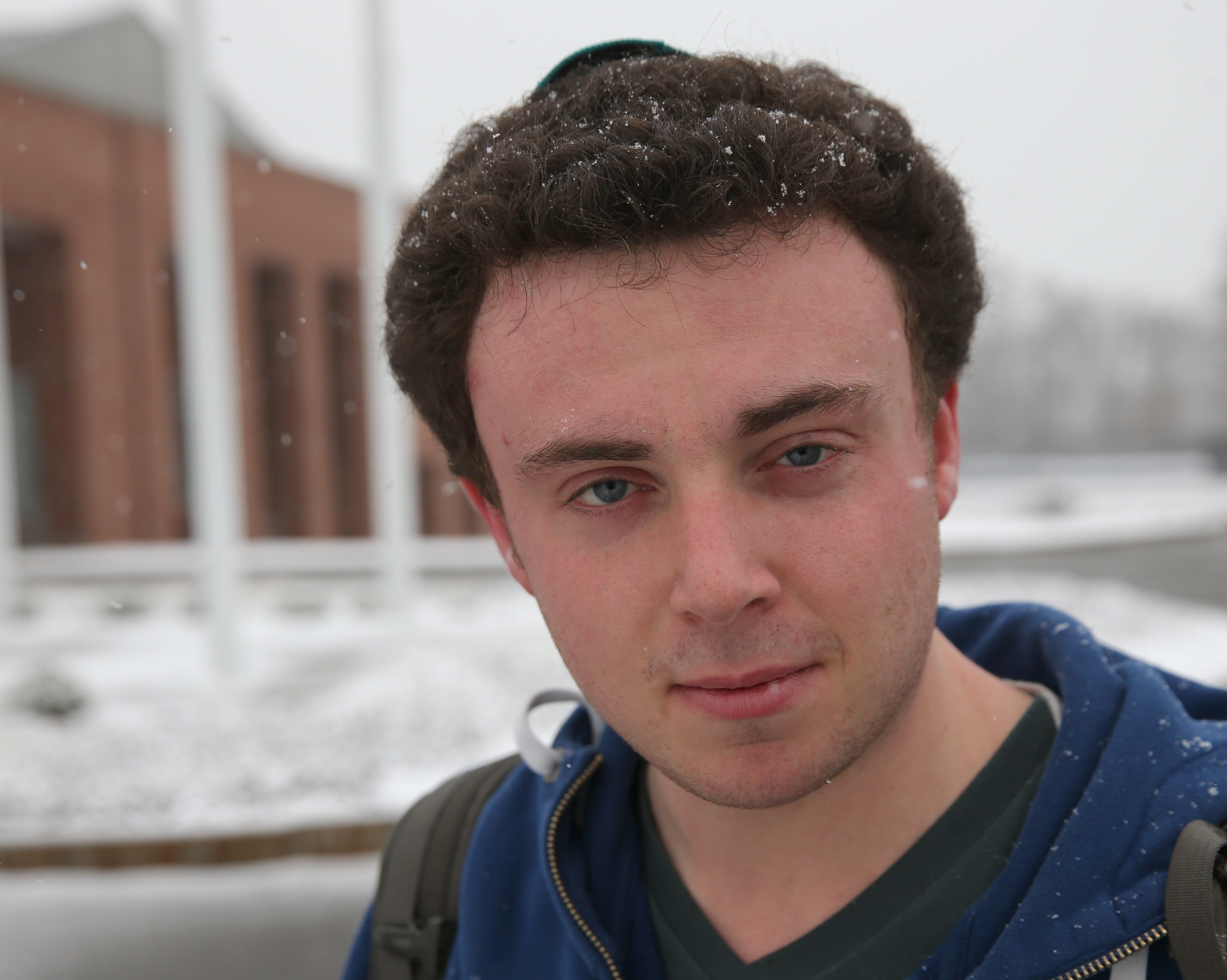 “There’s not enough warning that there’s going to be a crosswalk,” said Noam Steinman, a Brandeis student, speaking as a driver.