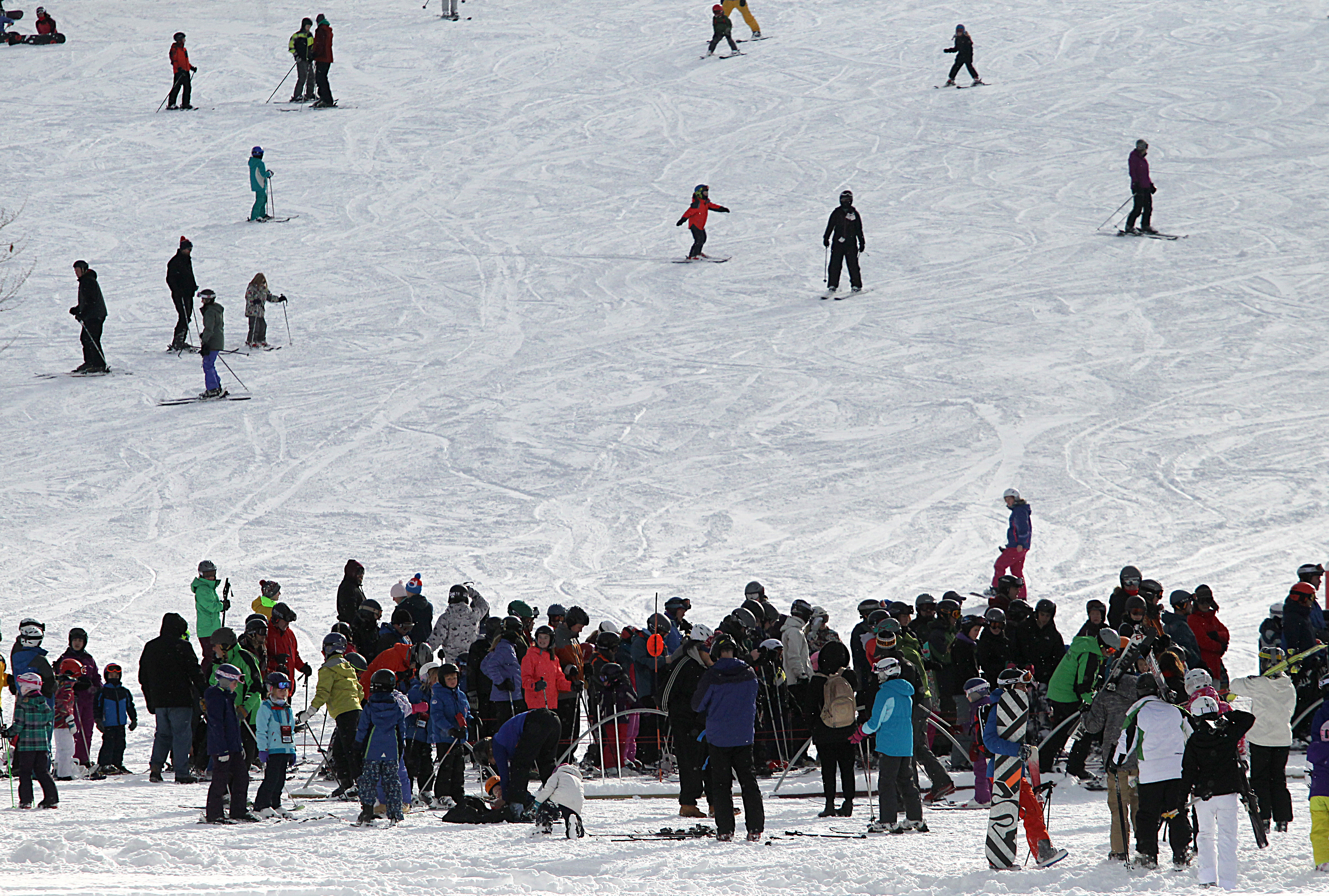 Learning something new, such as skiing, can help boost your mood.