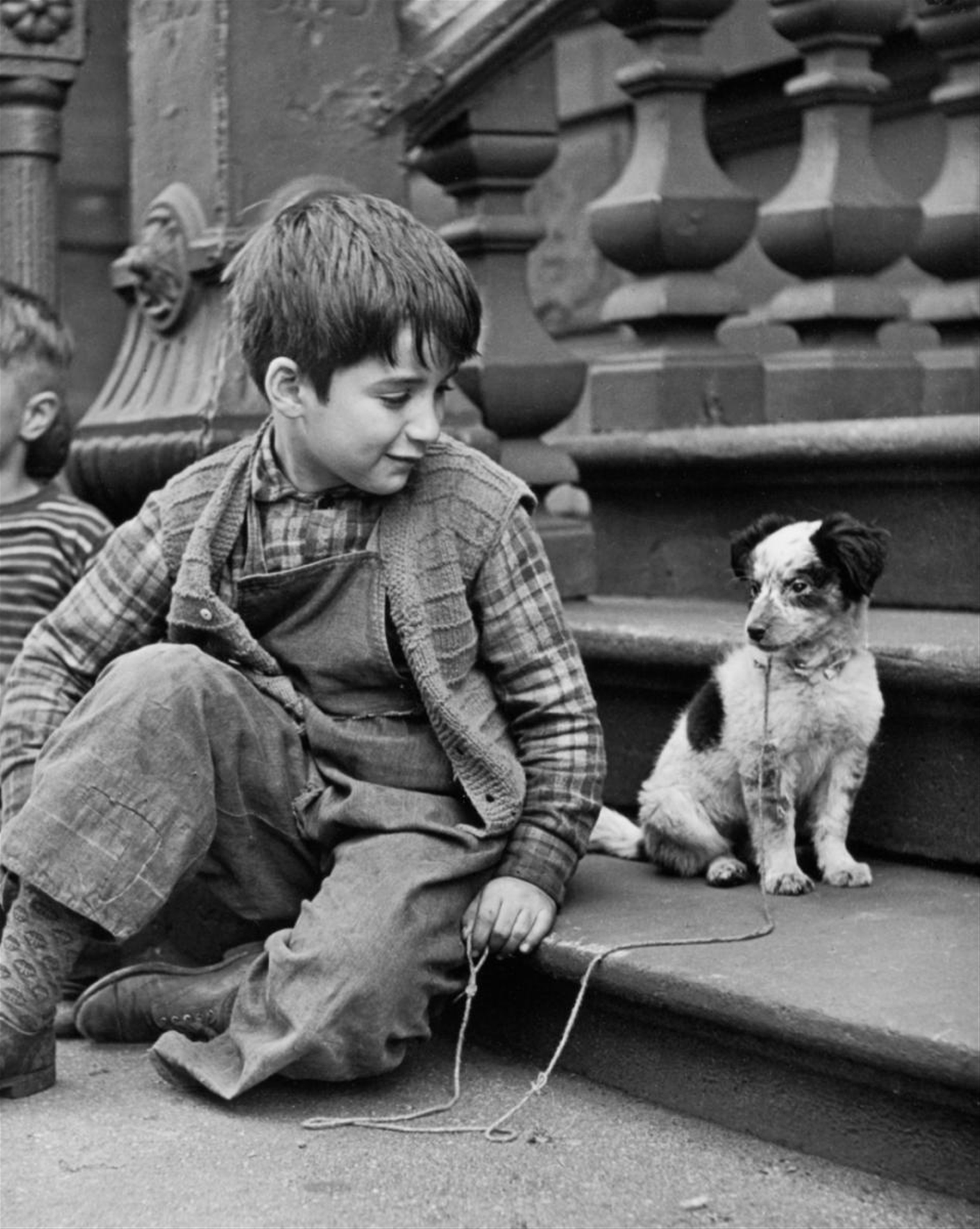 A 1948 photo that was in the "The Family of Man" exhibit in the Metropolitan Museum of Art in New York City in 1955.