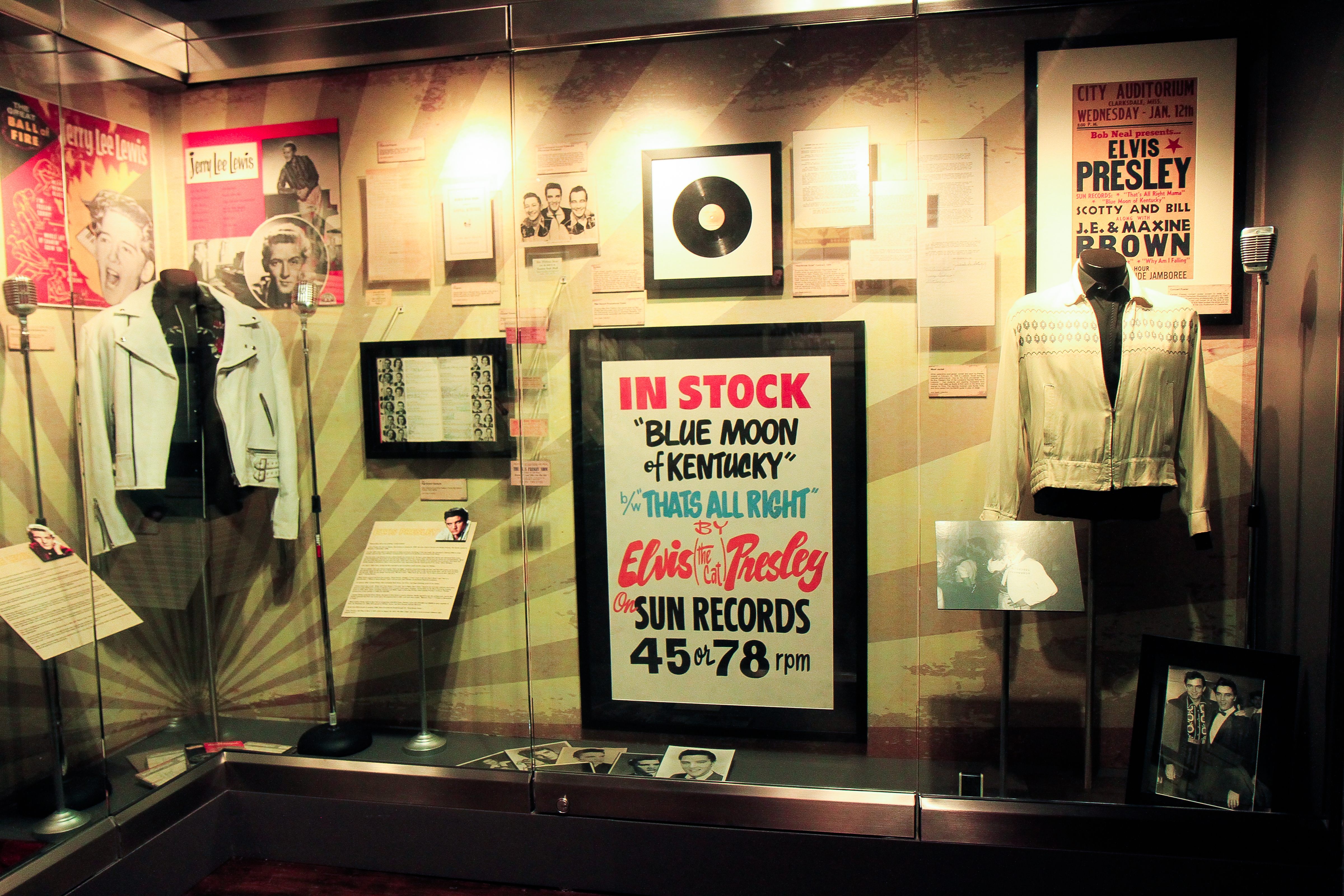 The Johnny Cash Museum exhibit, “The Legends of Sun Records.”