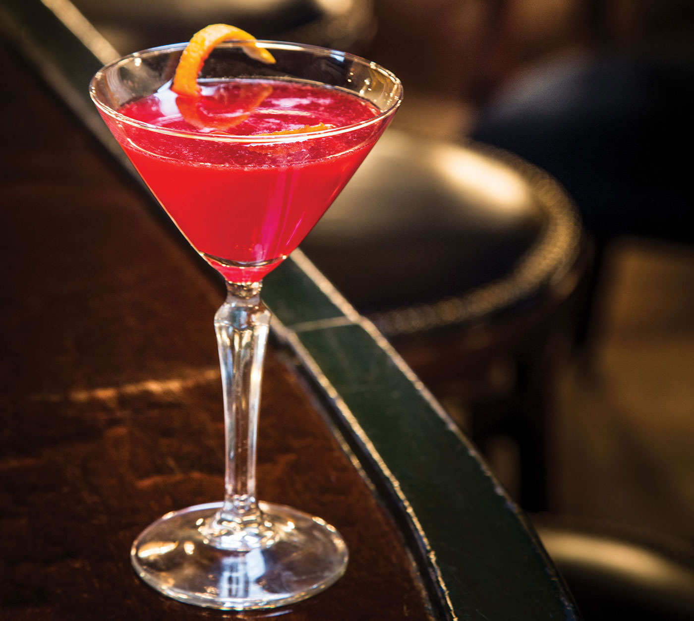 A Charlie Chaplin at Justine’s, a speak-easy style bar.