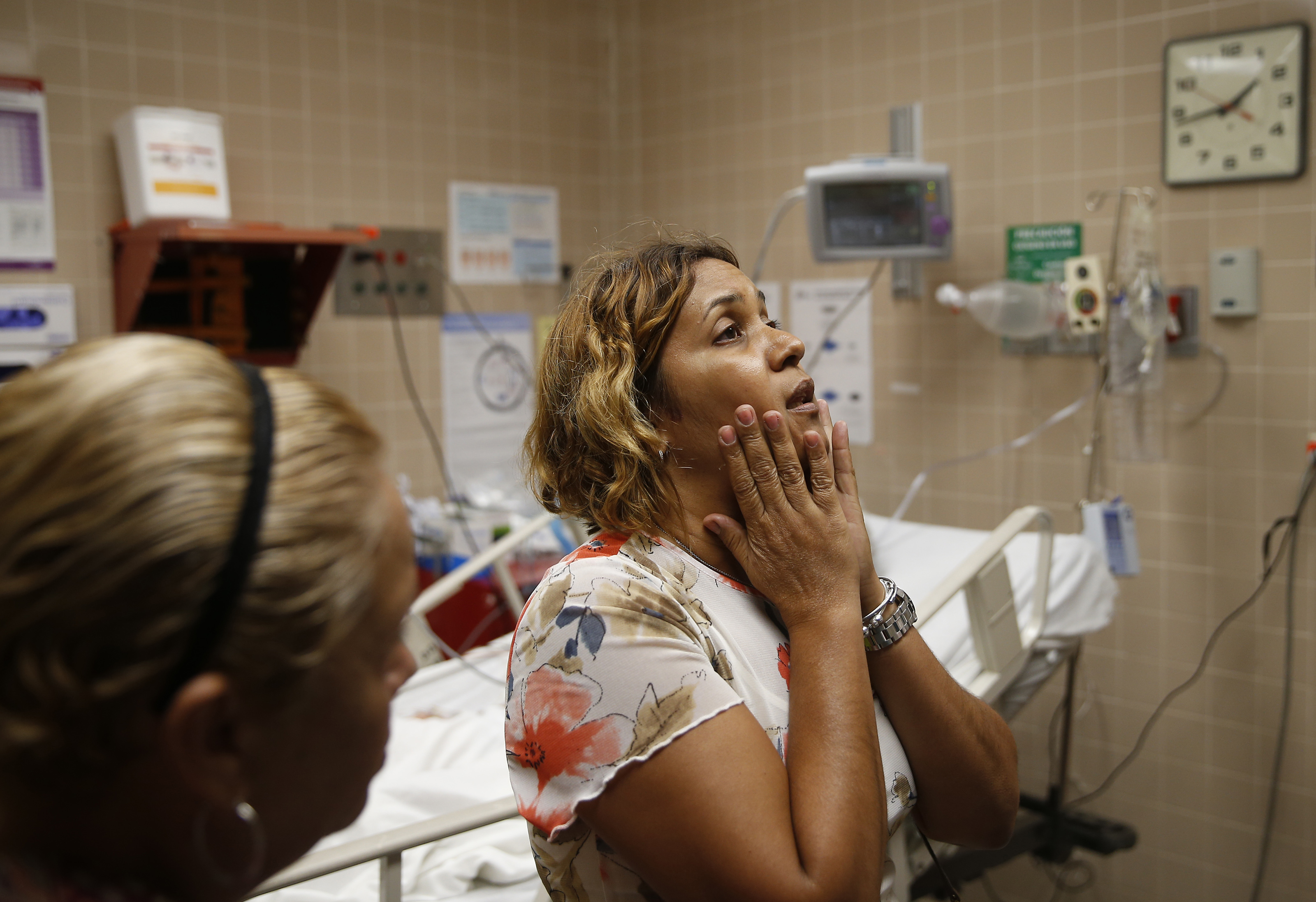 Myriam Ruiz Rivera waited inside the ER after her father, Luis Alberto Ruiz Irizarry, attempted suicide.
