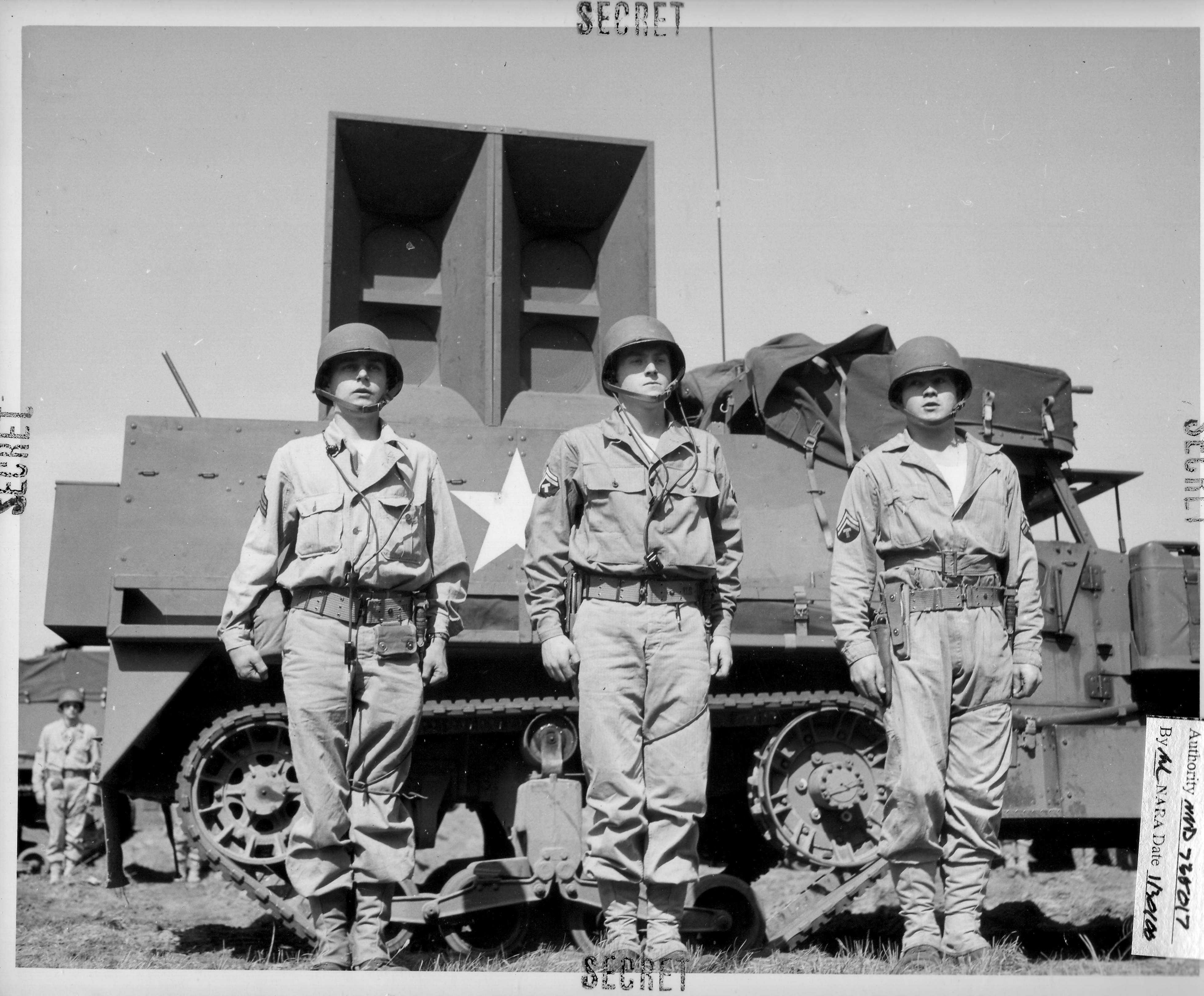 A vehicle outfitted with a 500-pound speaker audible for 15 miles.