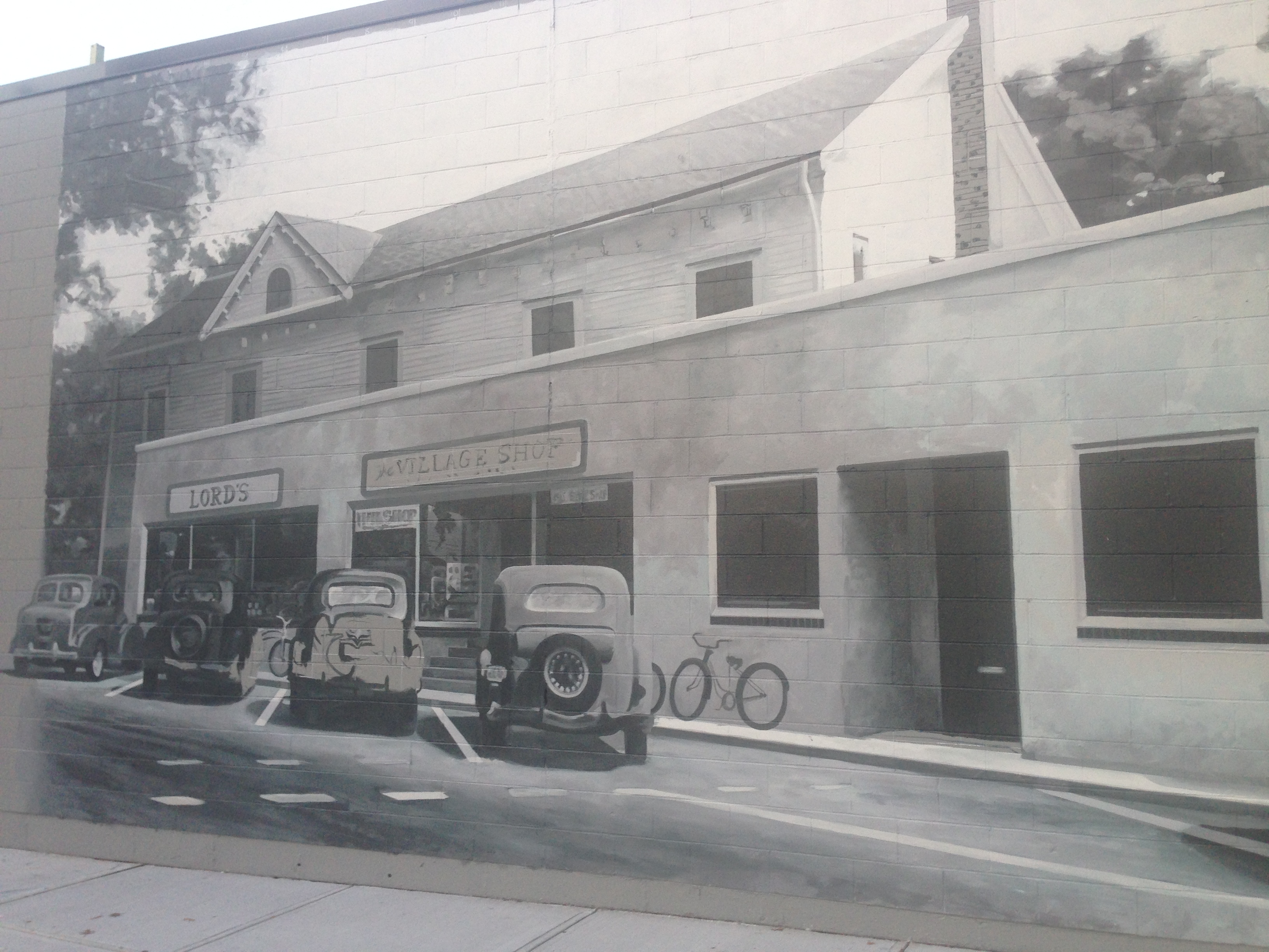 The Lords mural, painted by artist Ian Gaudreau.