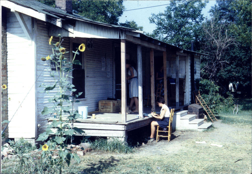 A freedom school in Ruleville, Miss., in 1964.